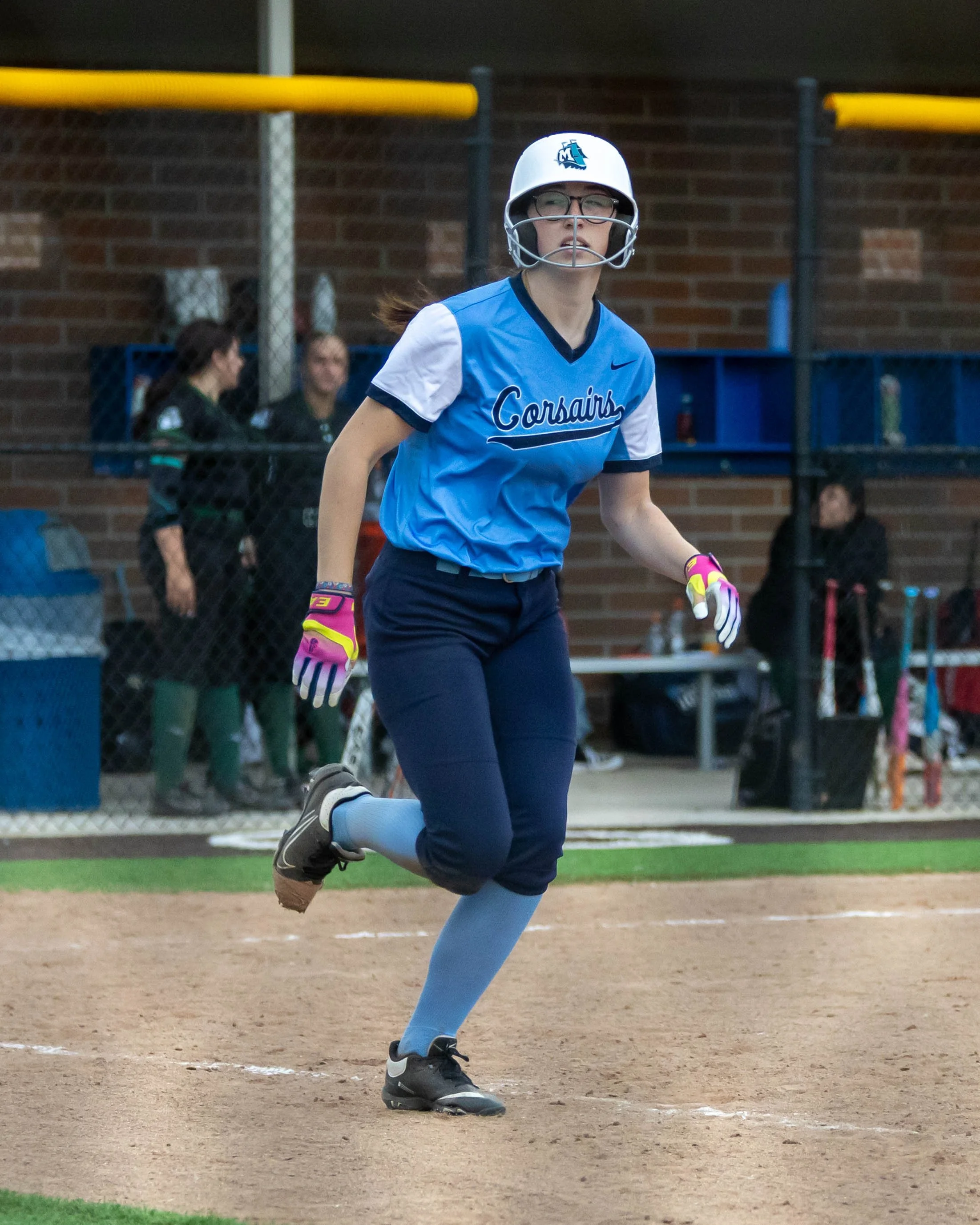 Mott runner walks to first base
