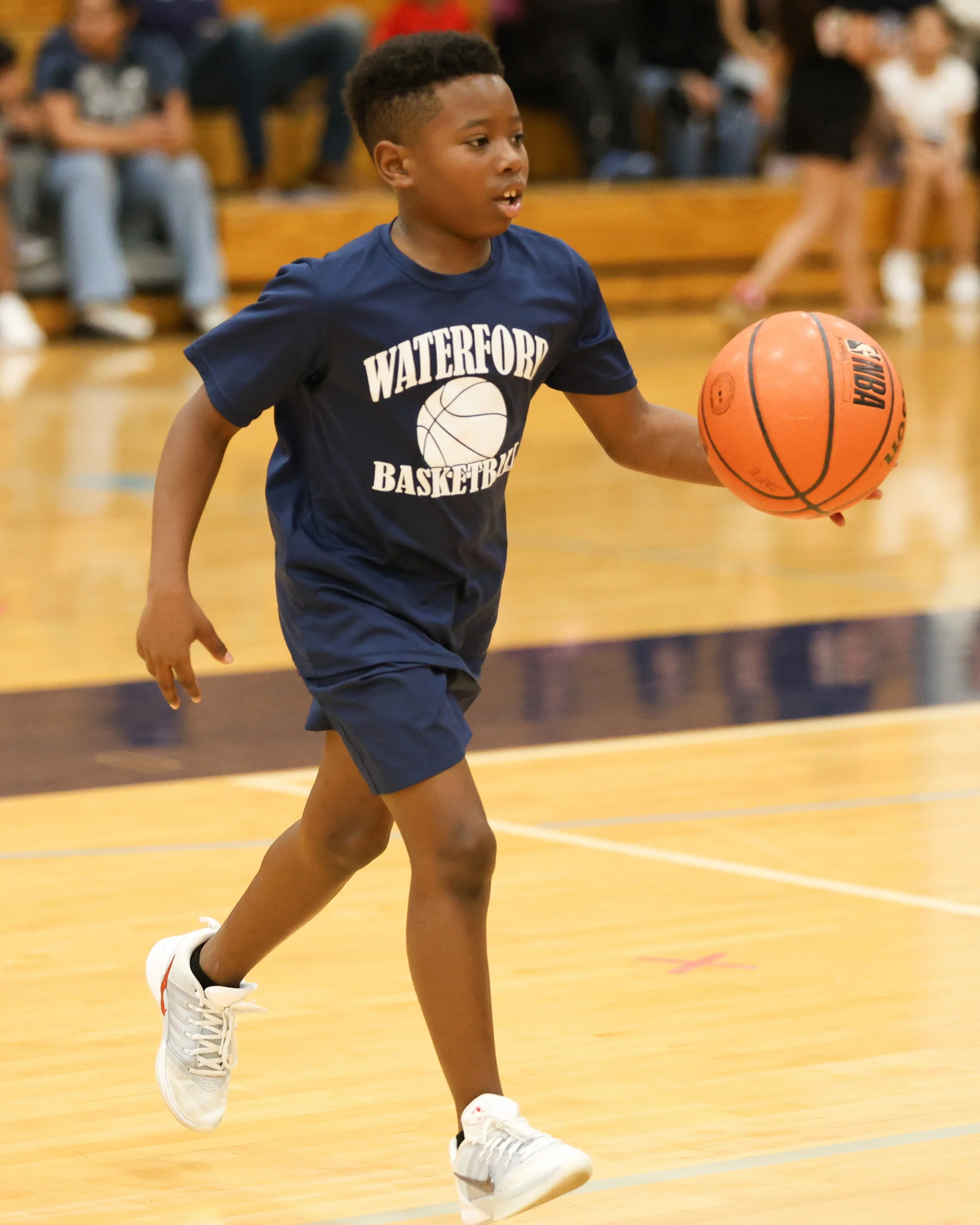 Donelson Hills boy dribbles the ball