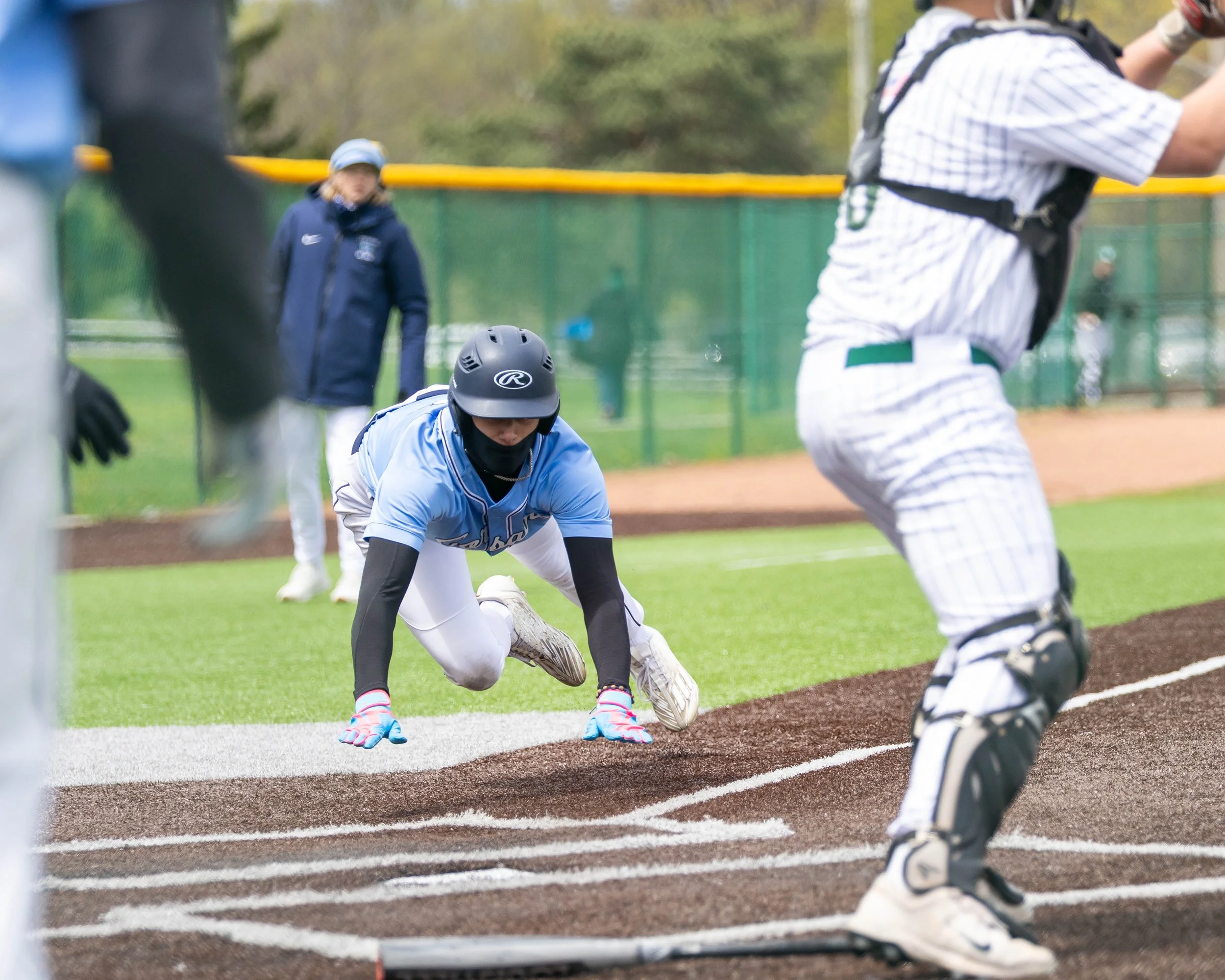 Mott #3 slides into home