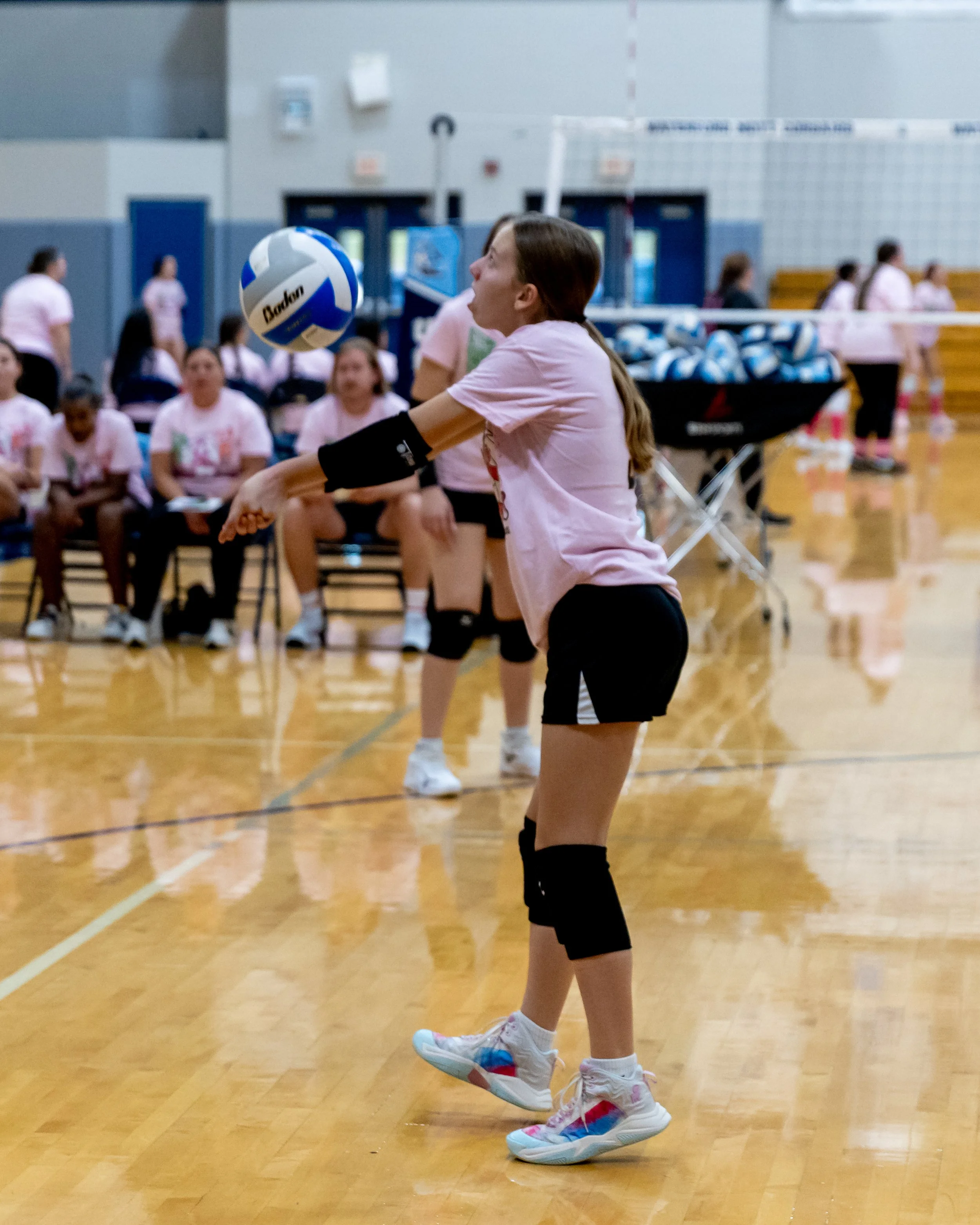 Firebird player hits the ball