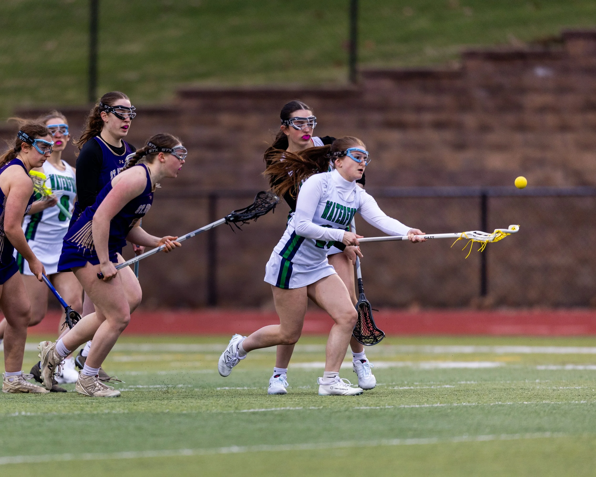 #10 with the ball in the air