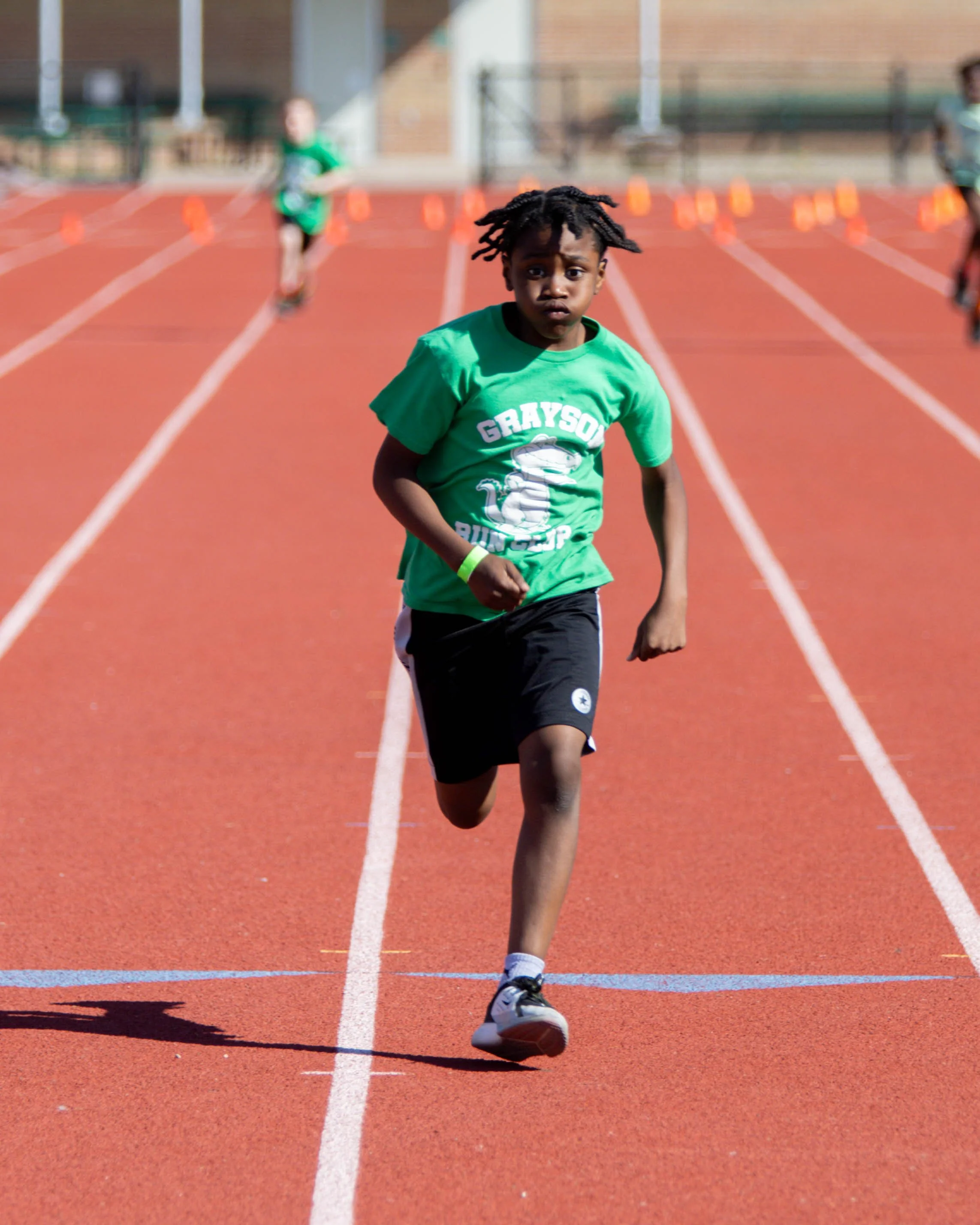 Grayson runner finishes the race