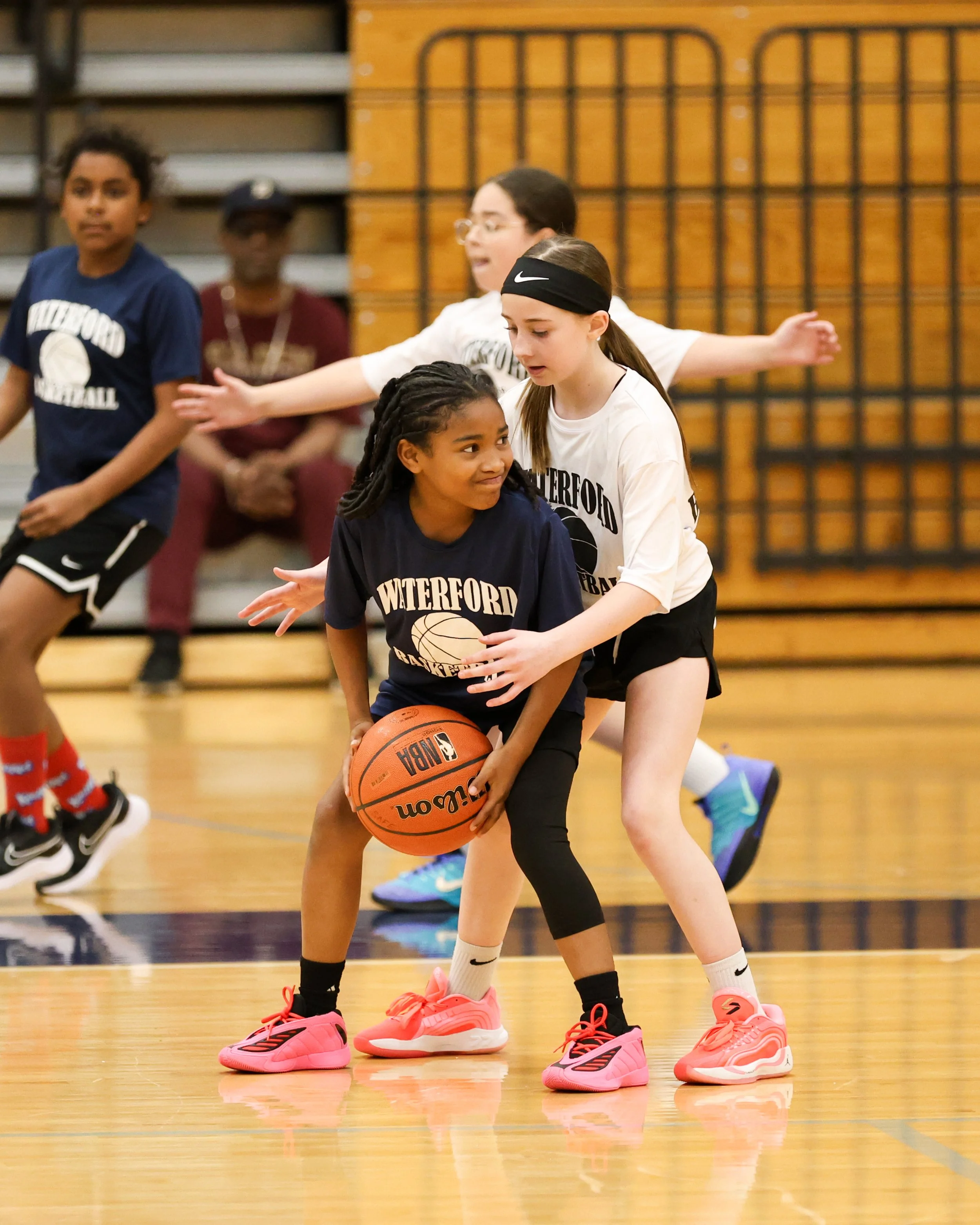 Donelson Hills girl holds the ball