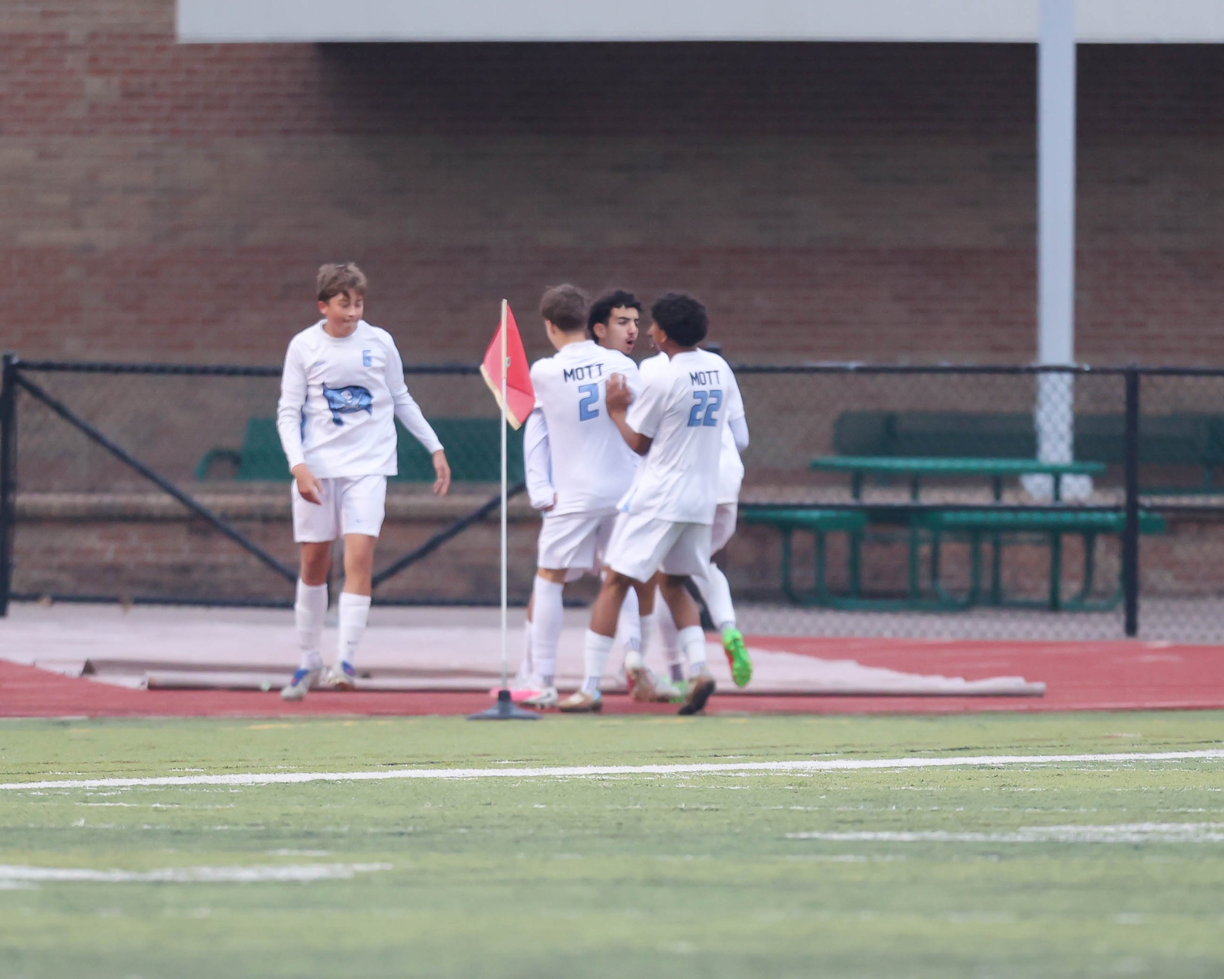 WM goal celebration in the corner