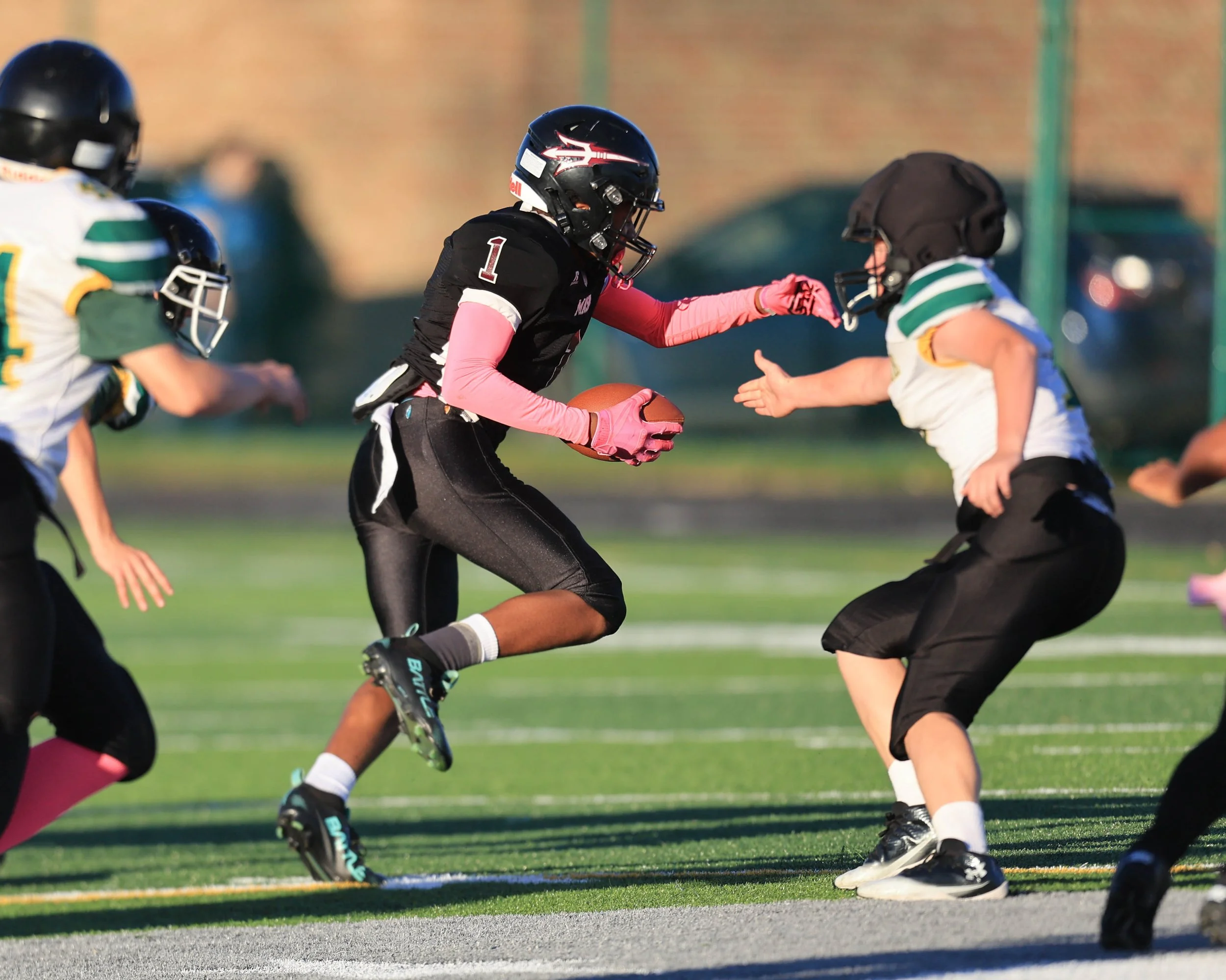 Mason #1 with the ball
