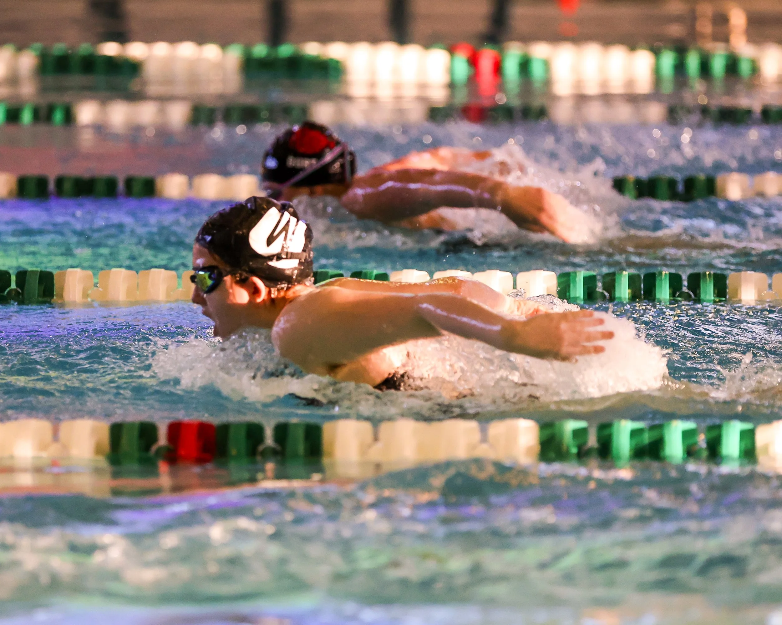 WU swimmer doing the butterfly