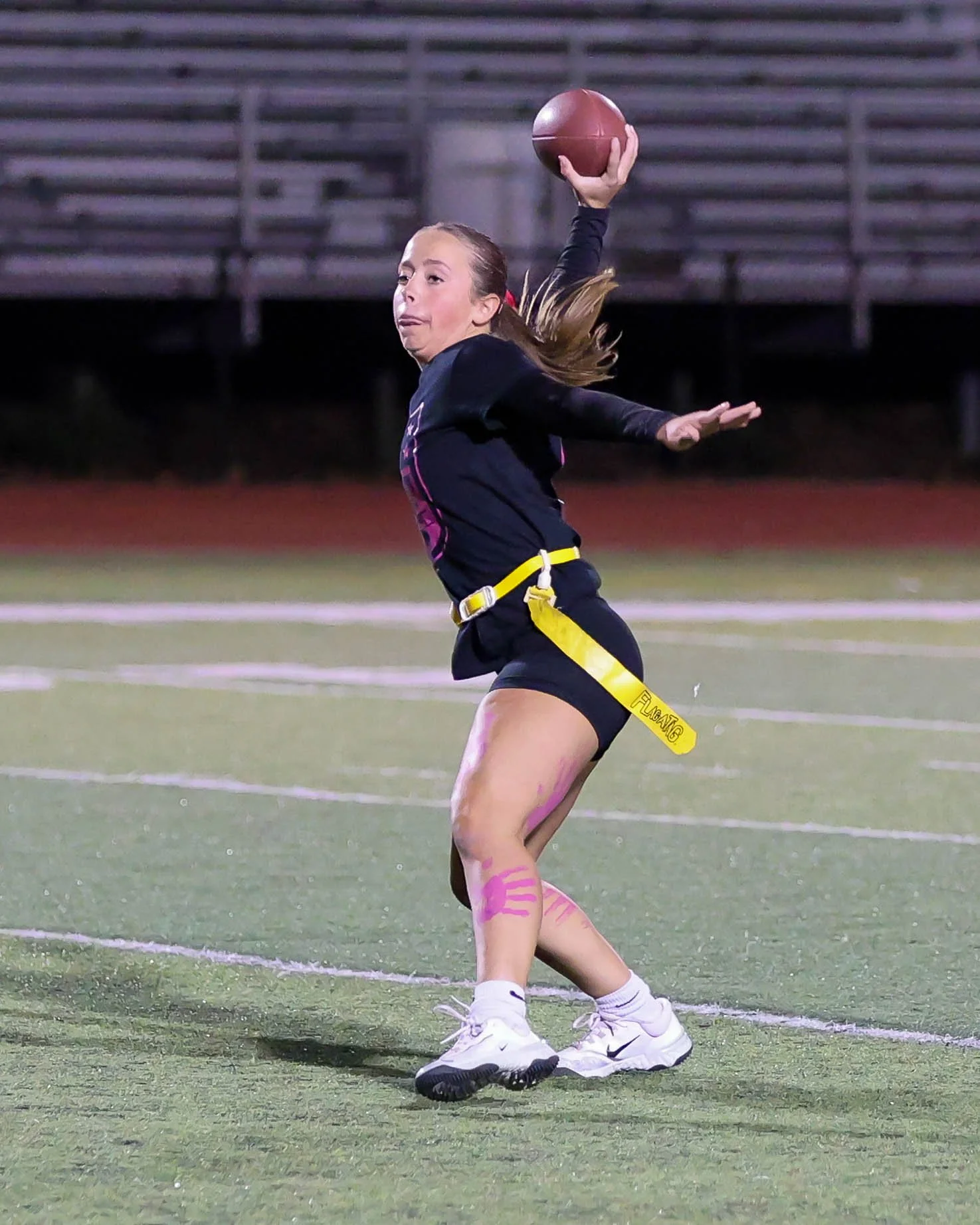 Senior quarterback ready to pass the ball