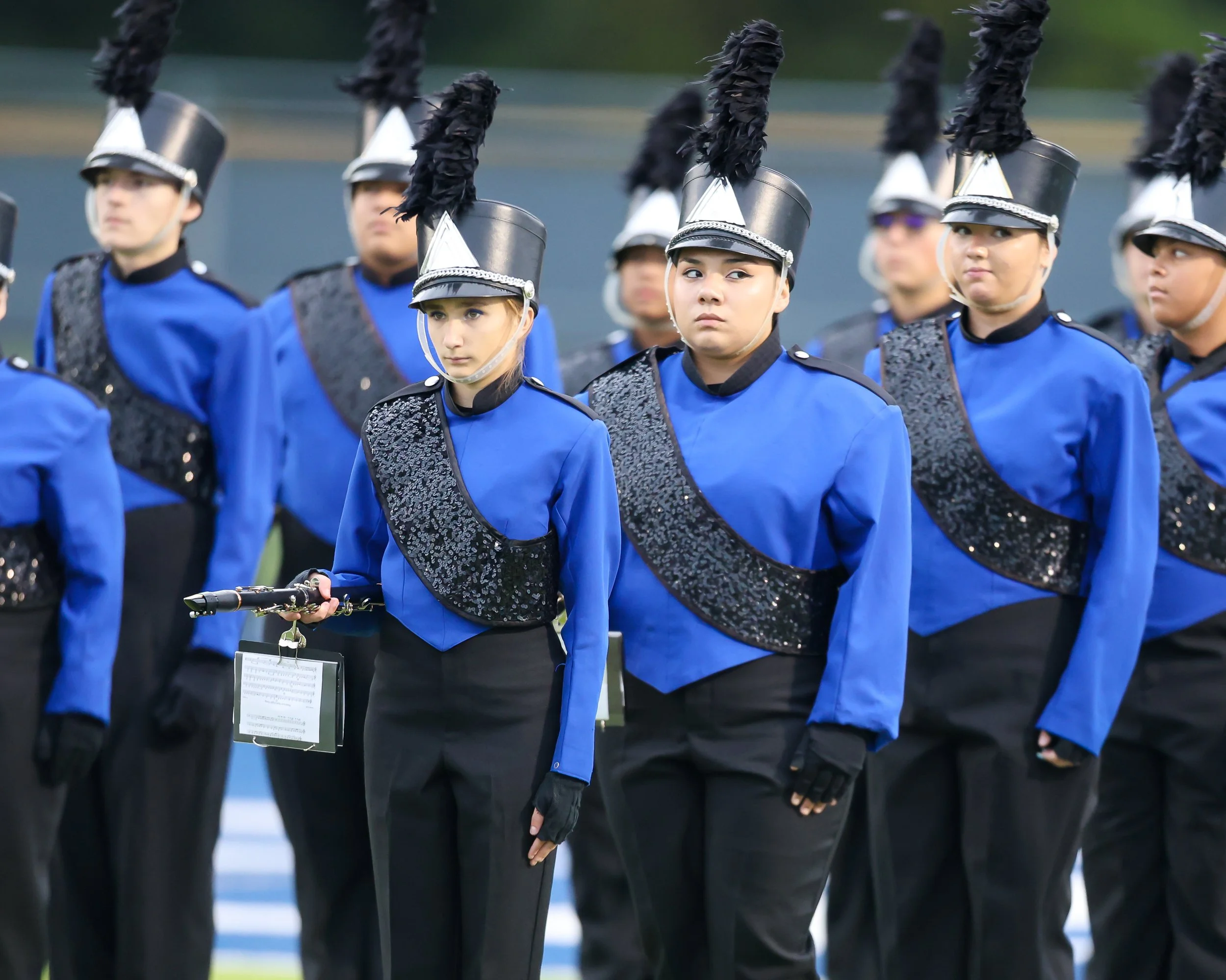 WM Marching Band member