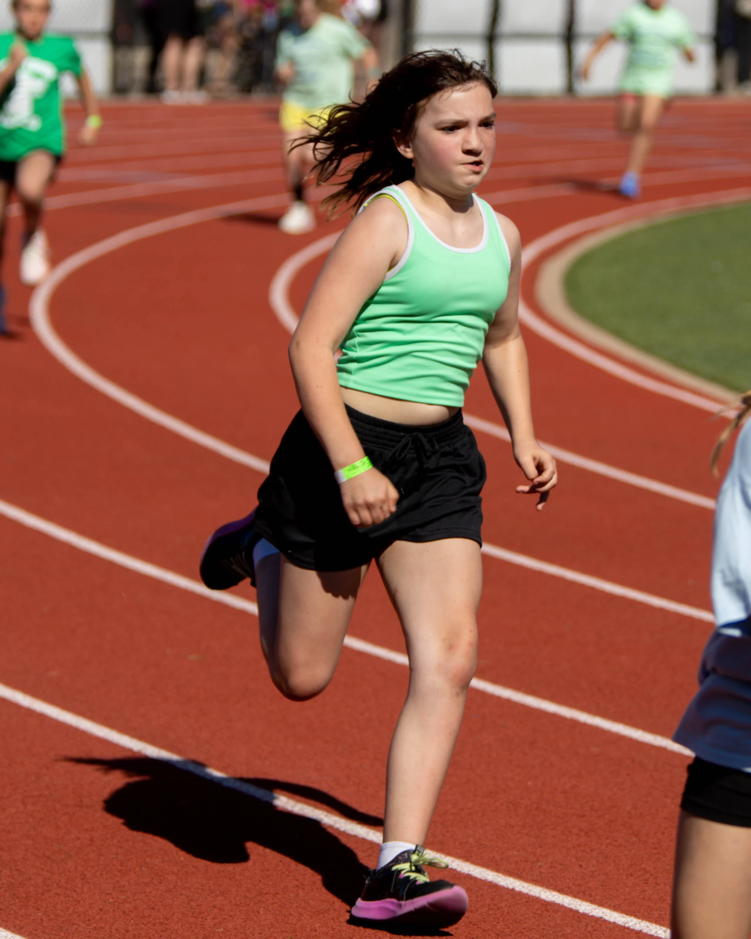 Grayson runner starts the race