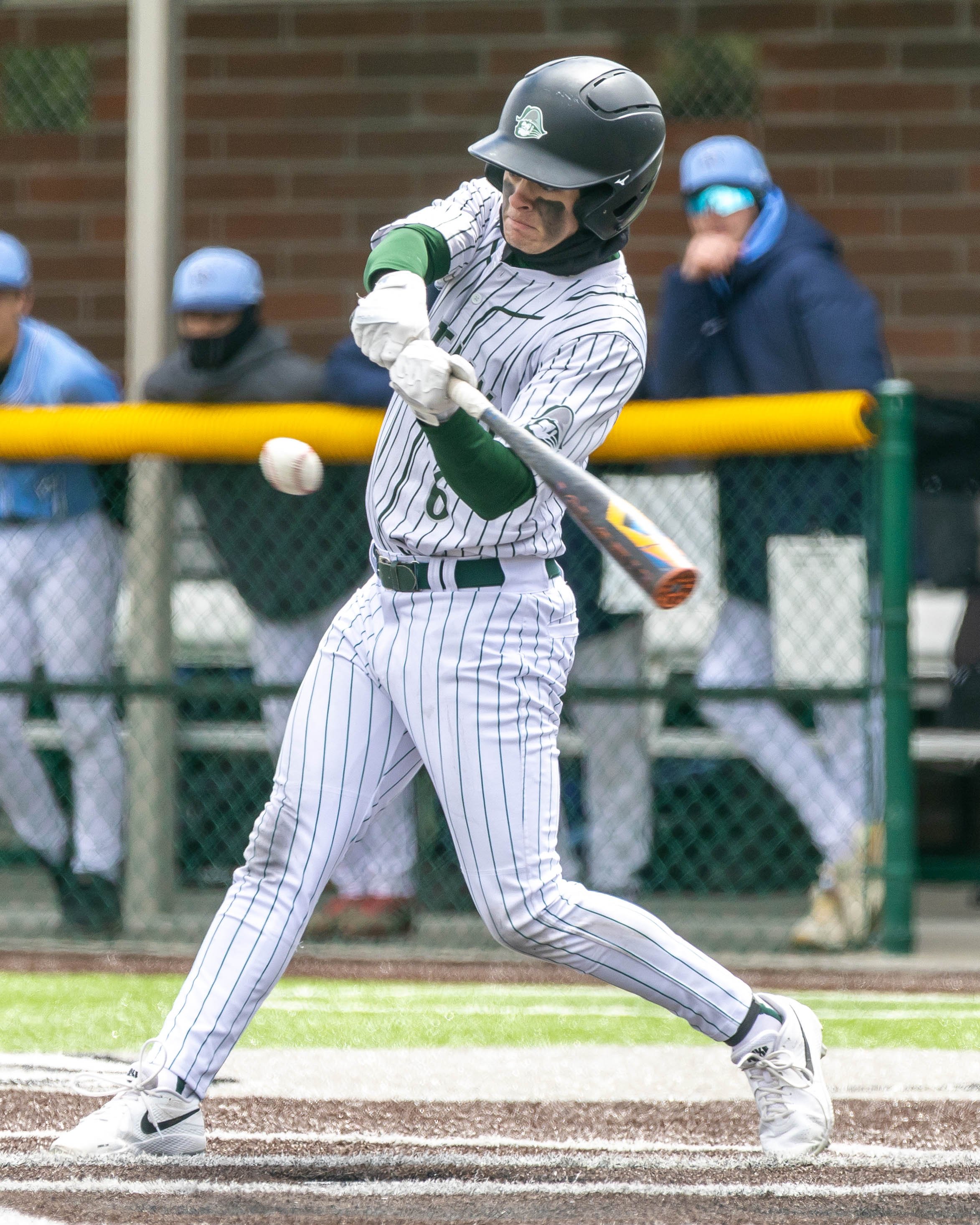 Kettering #6 hits a pitch foul