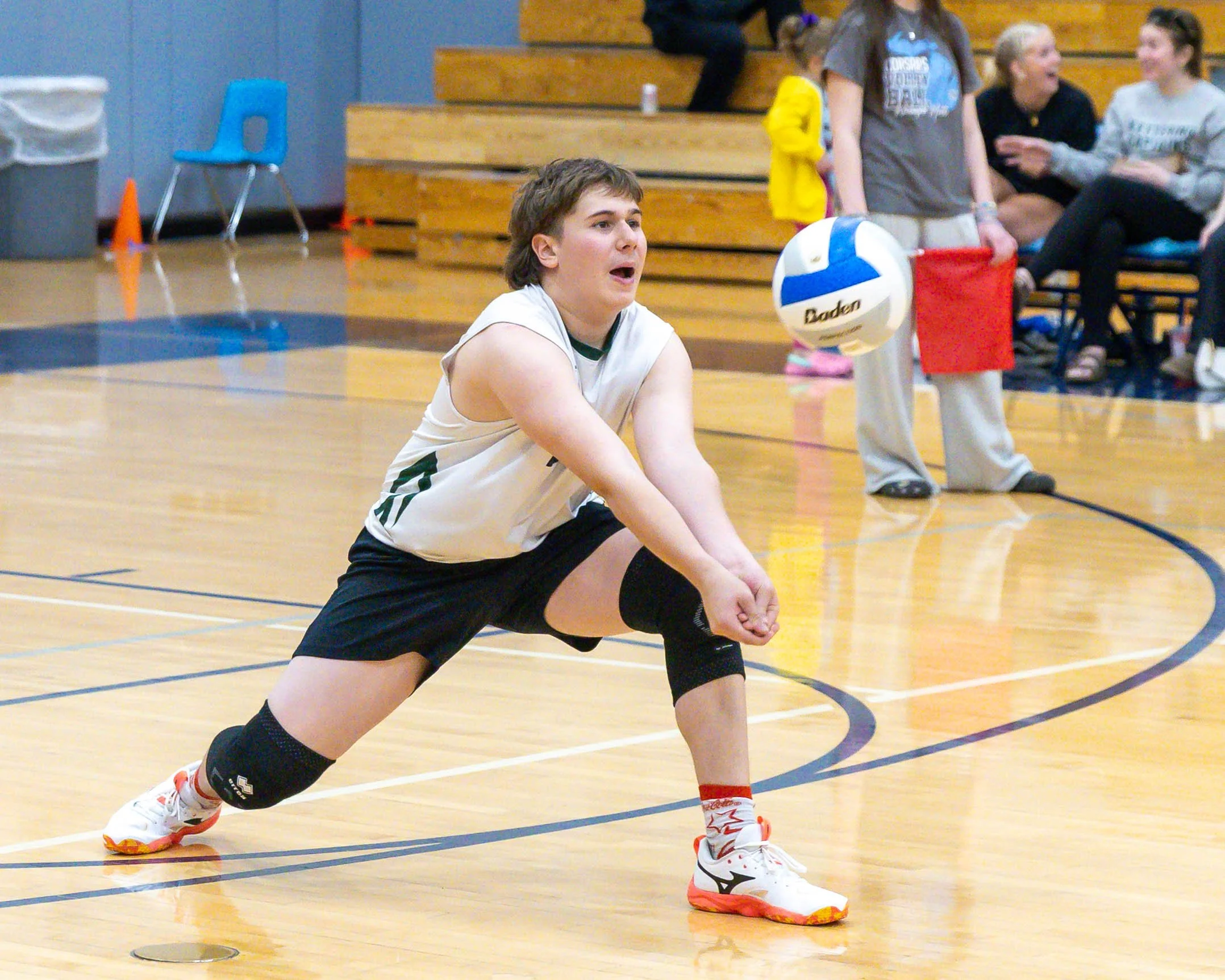 Kettering #23 hits the ball