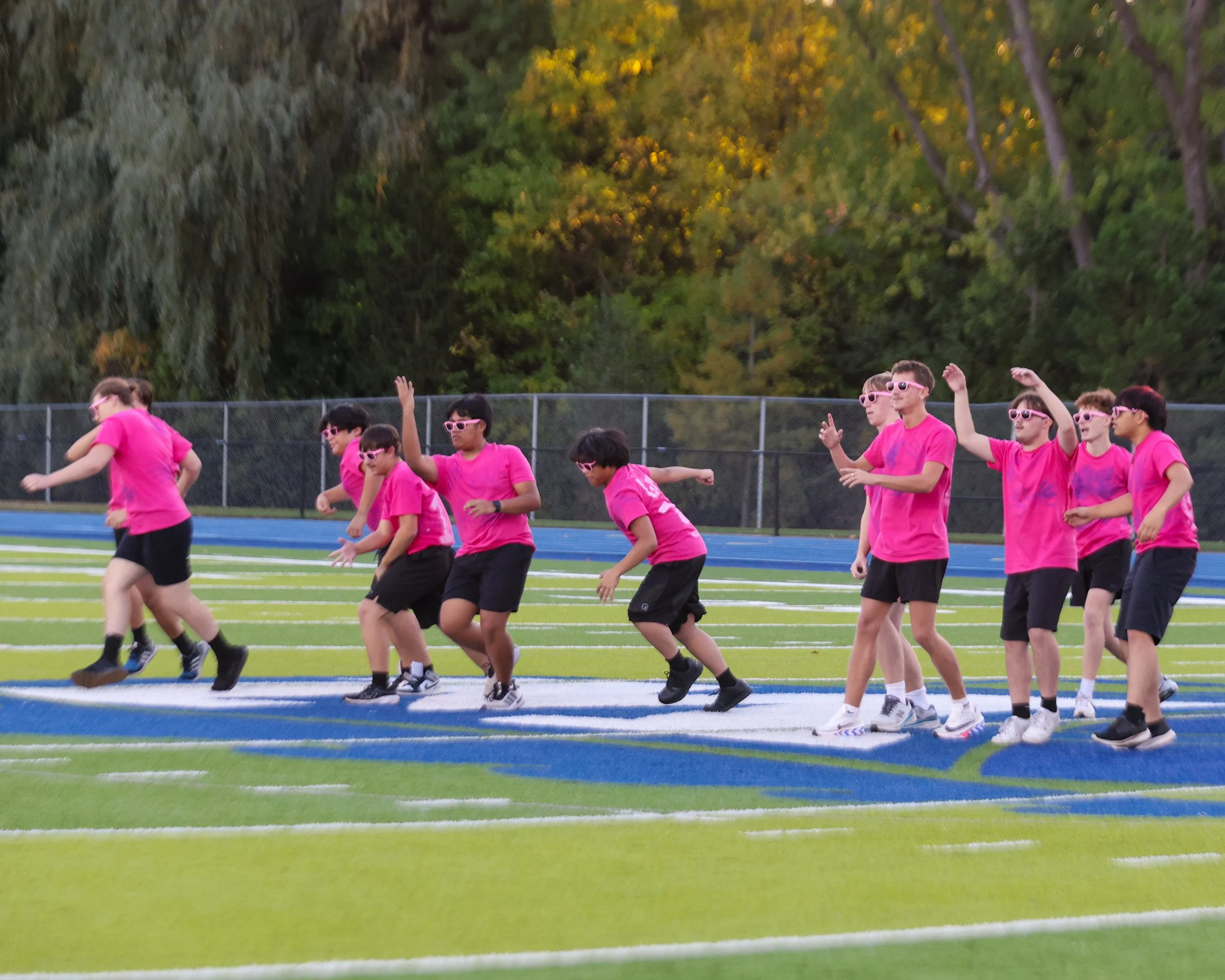 WM Cheerleaders at halftime