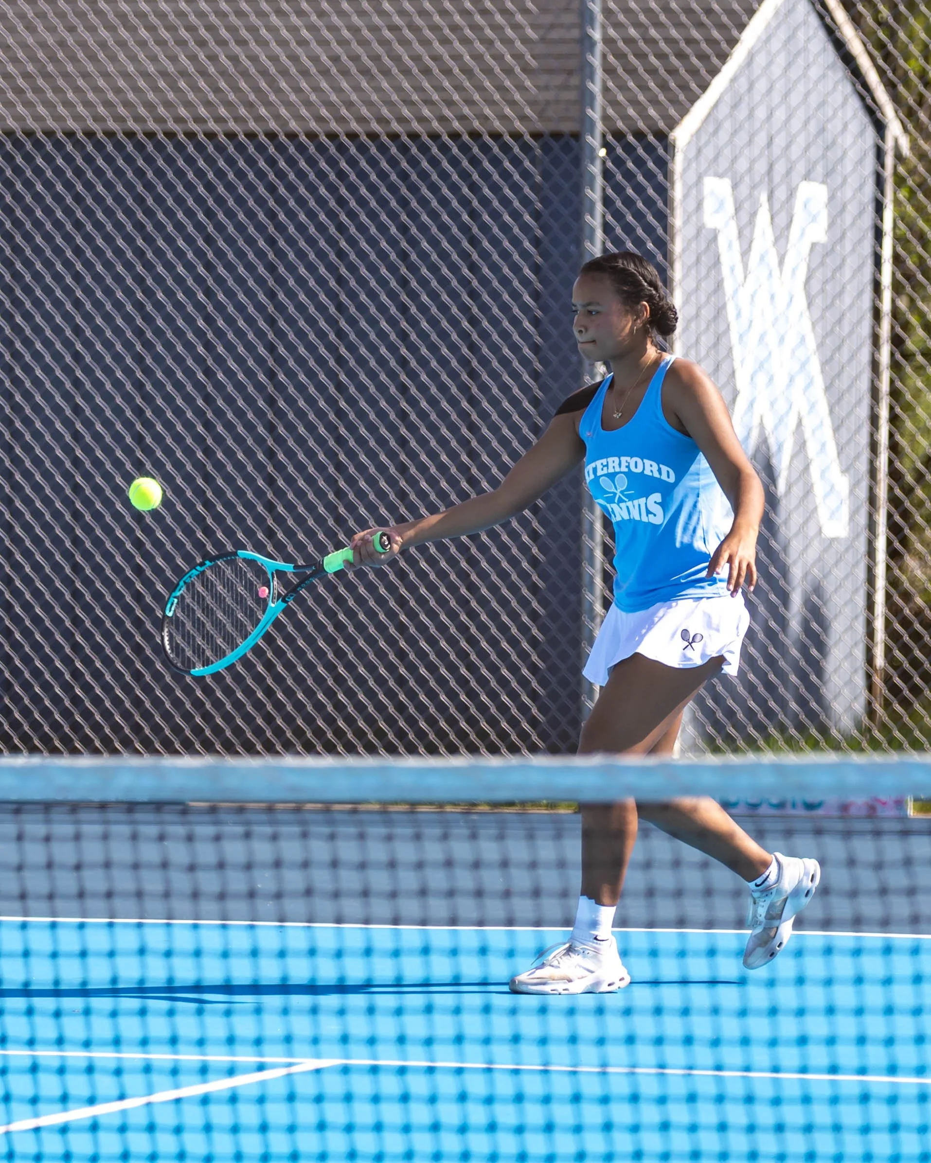 Waterford United player returns the ball