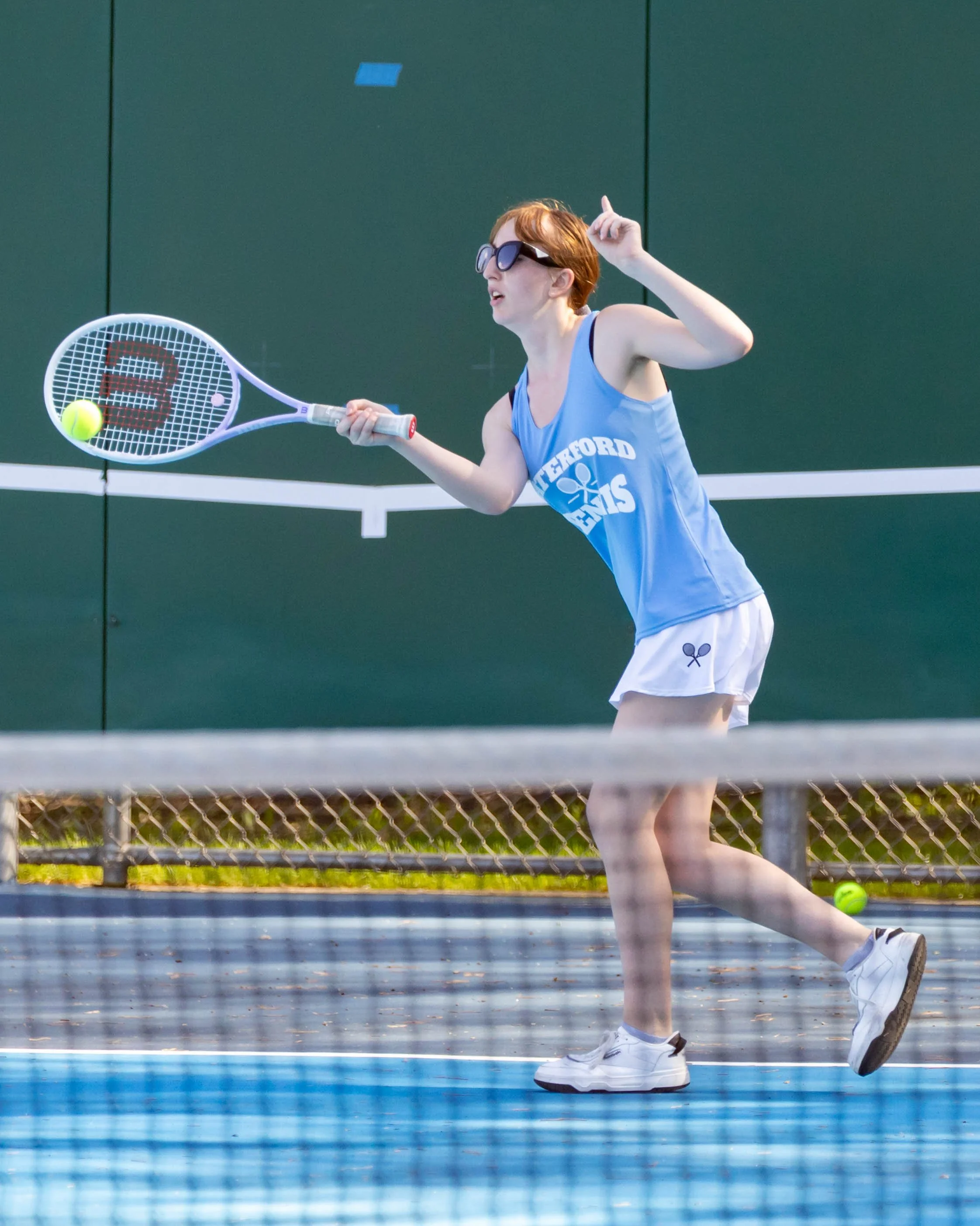 Waterford United player returns the ball