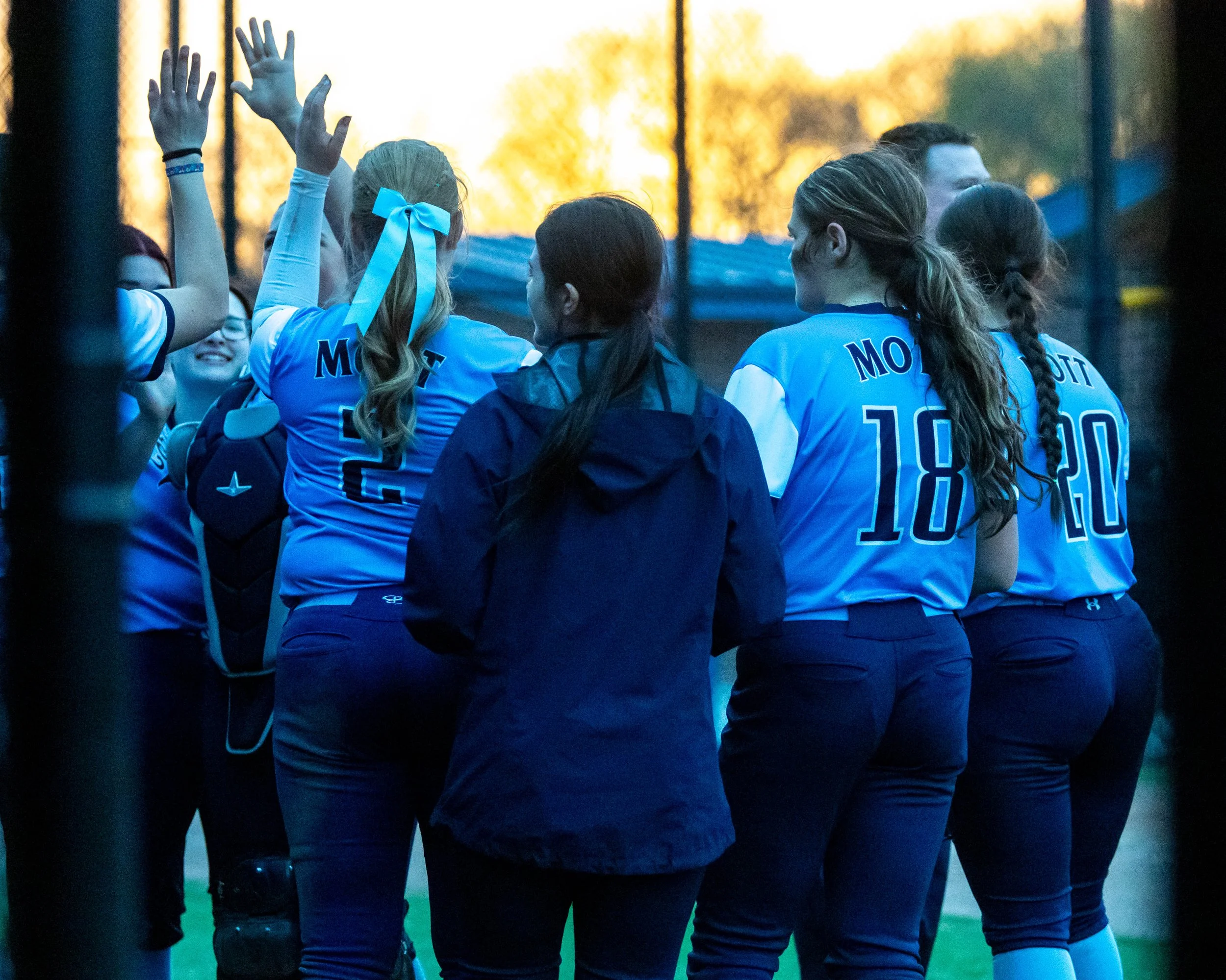 Mott celebrates game 2 victory