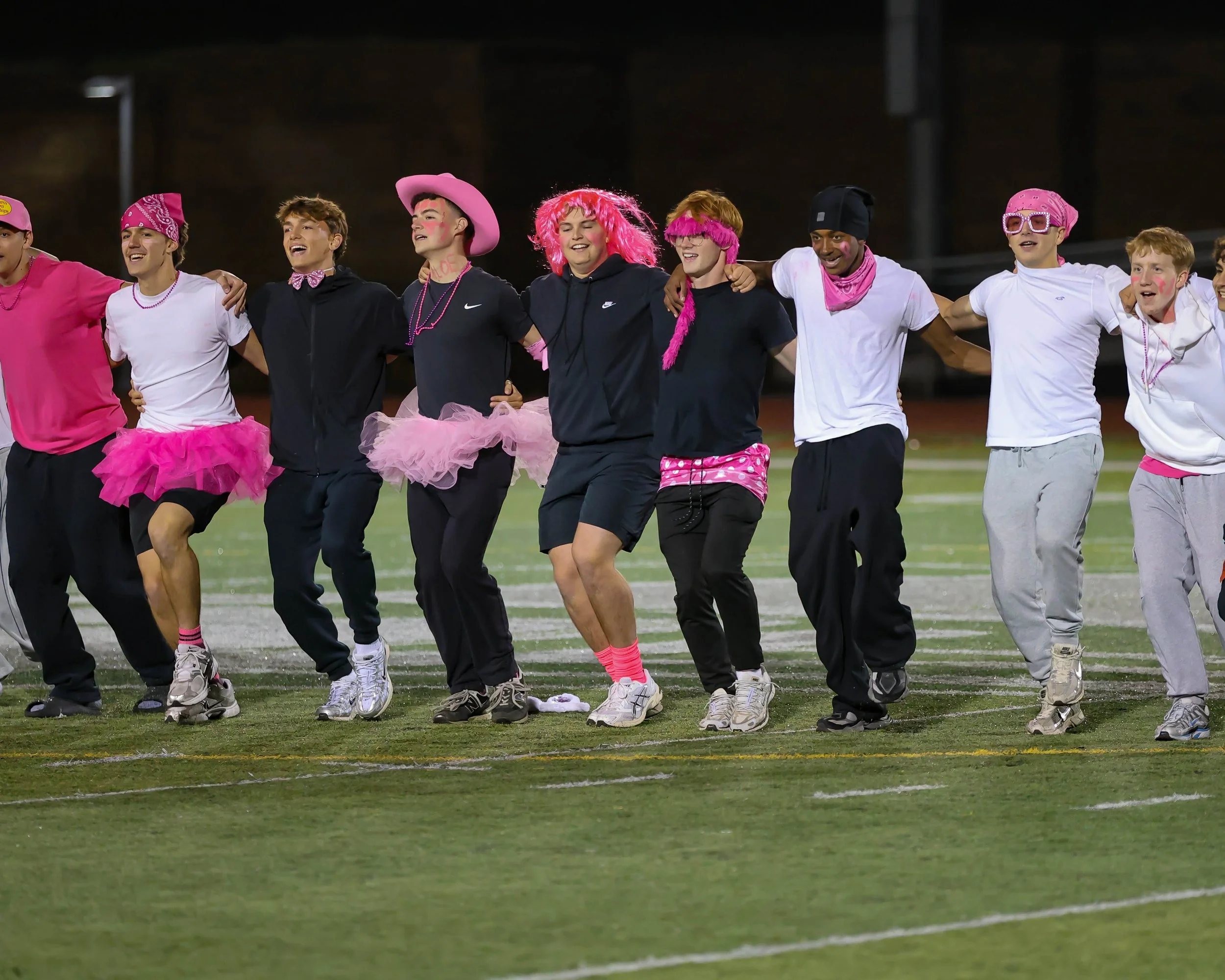 Dance team members