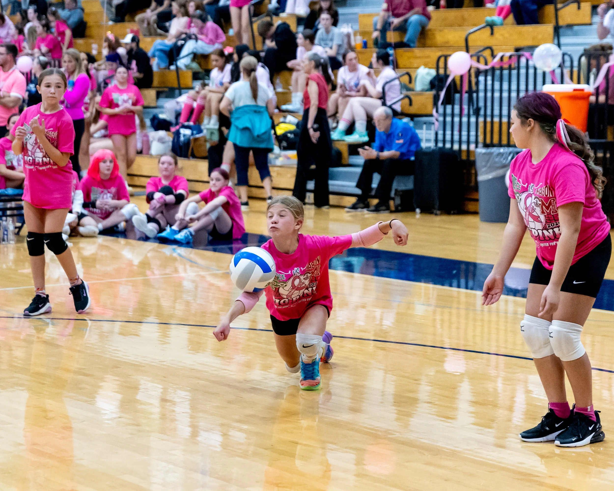 Pierce player hits the ball