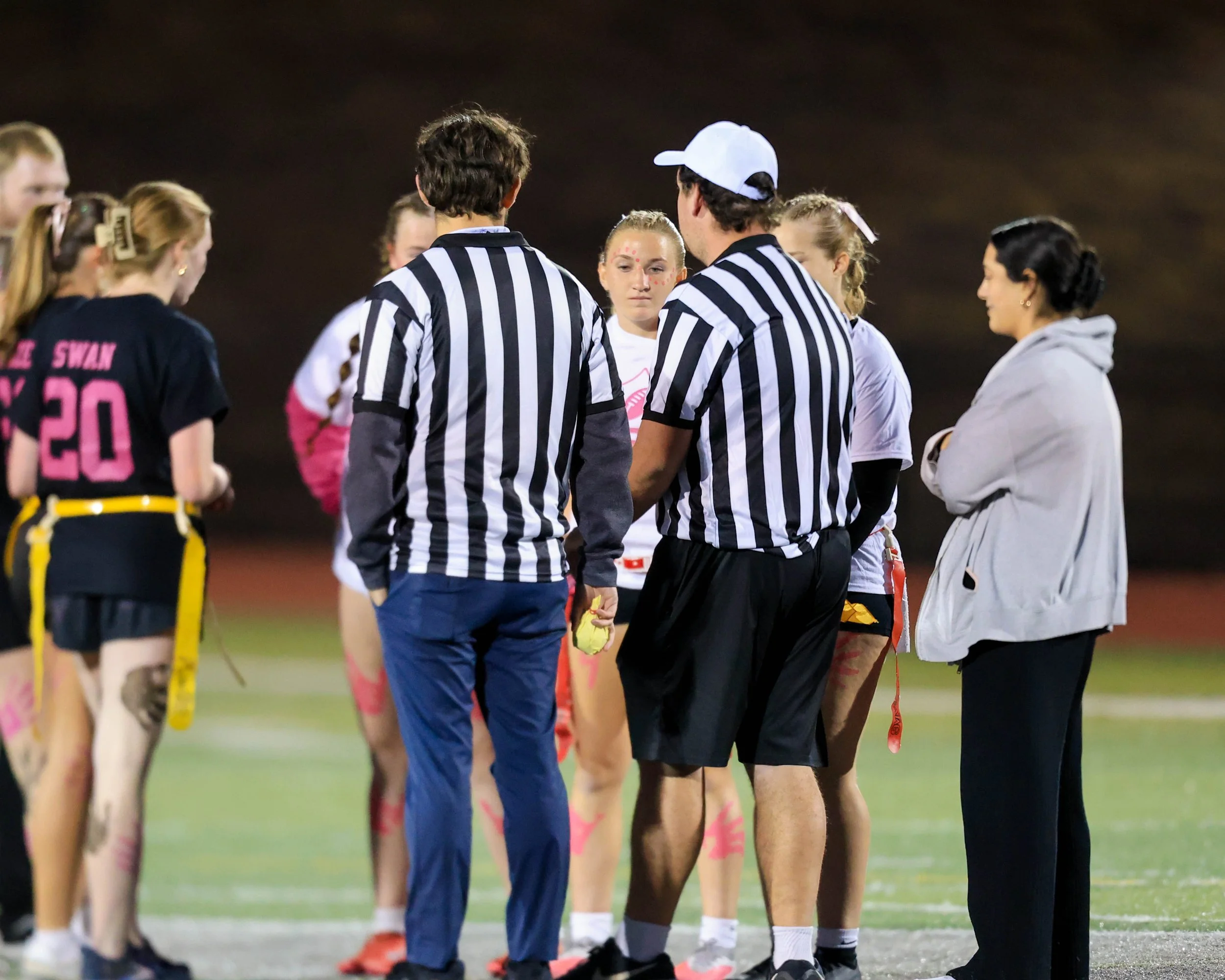 Junior Captains during coin toss