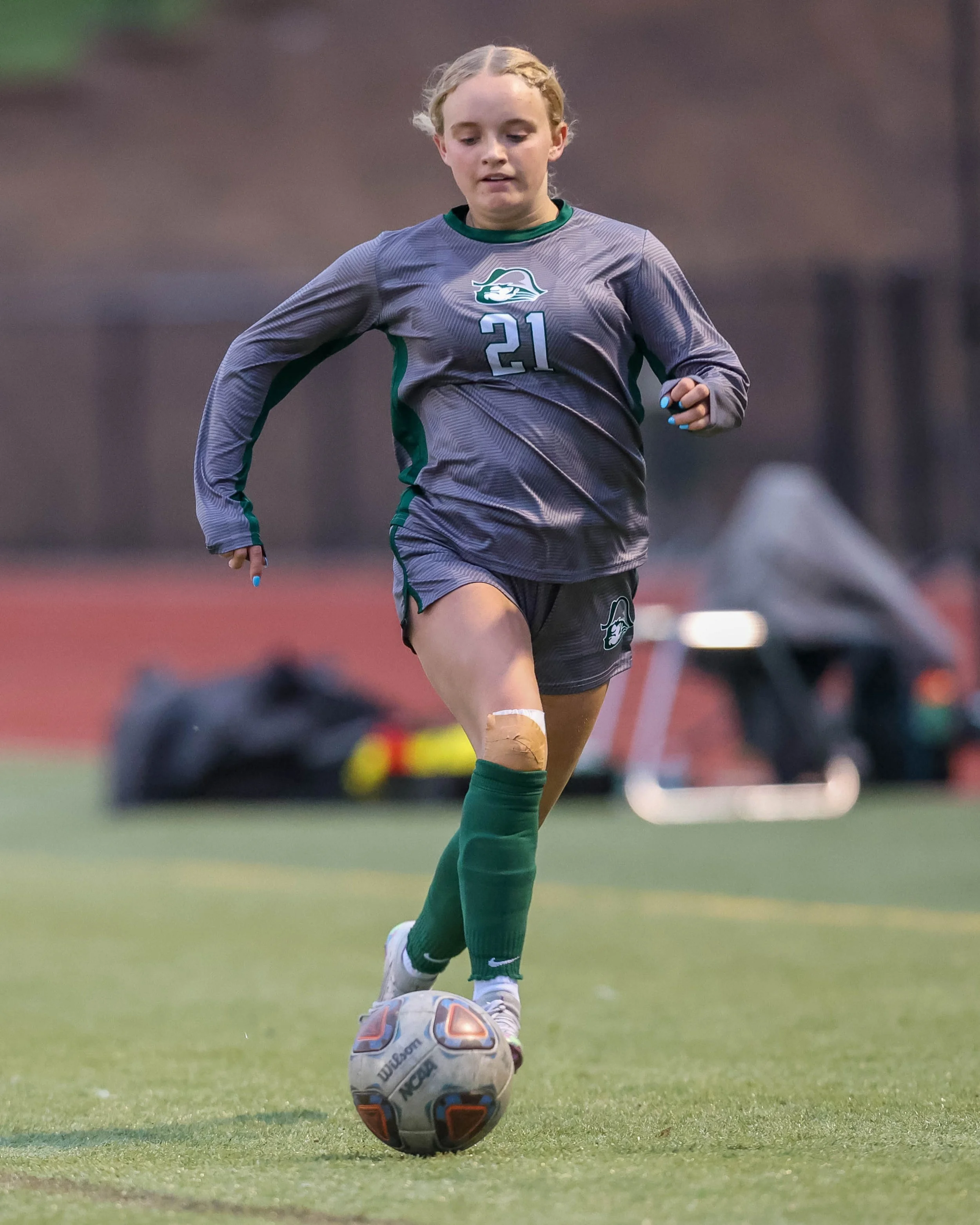#21 with the ball