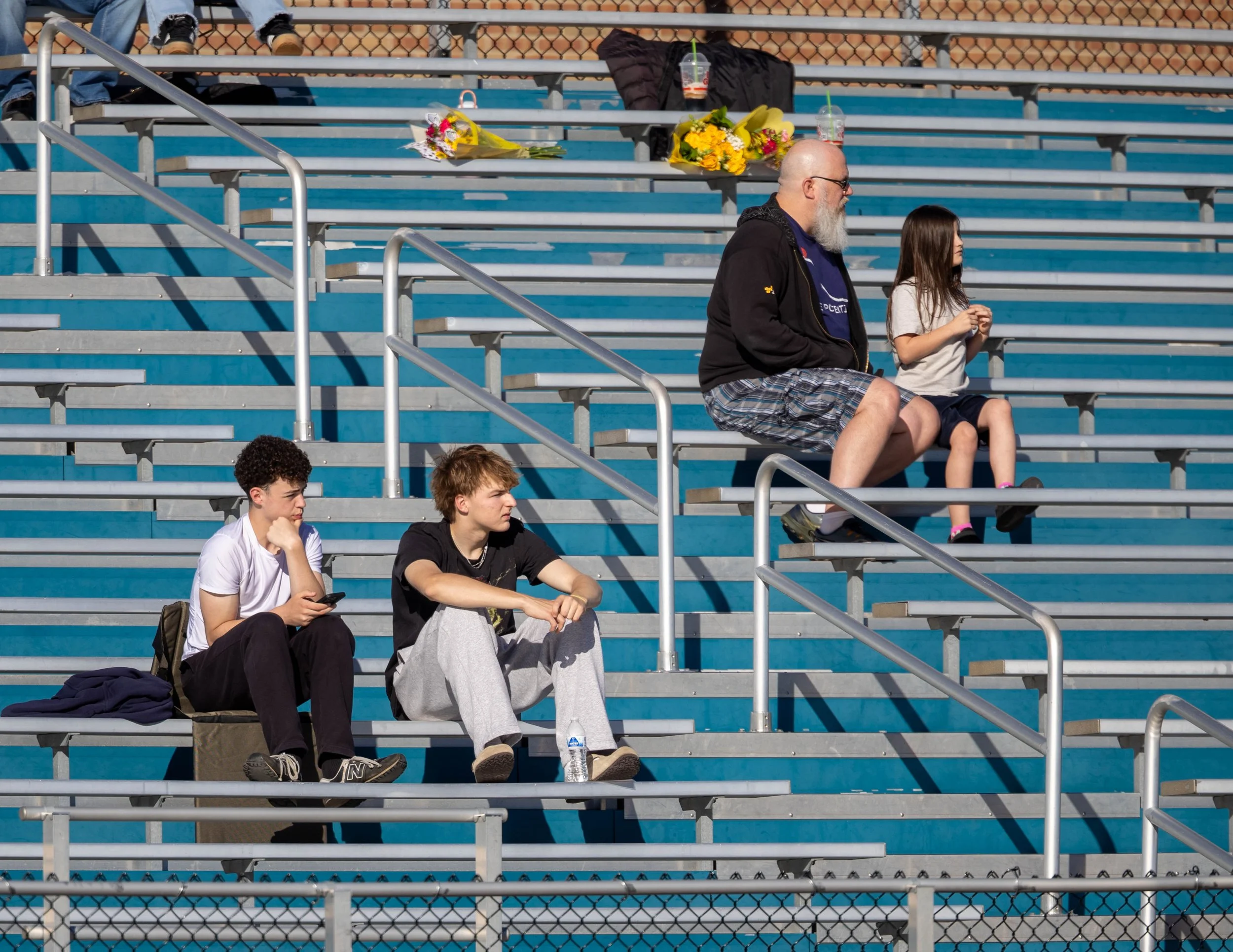 More crowd in the home stands