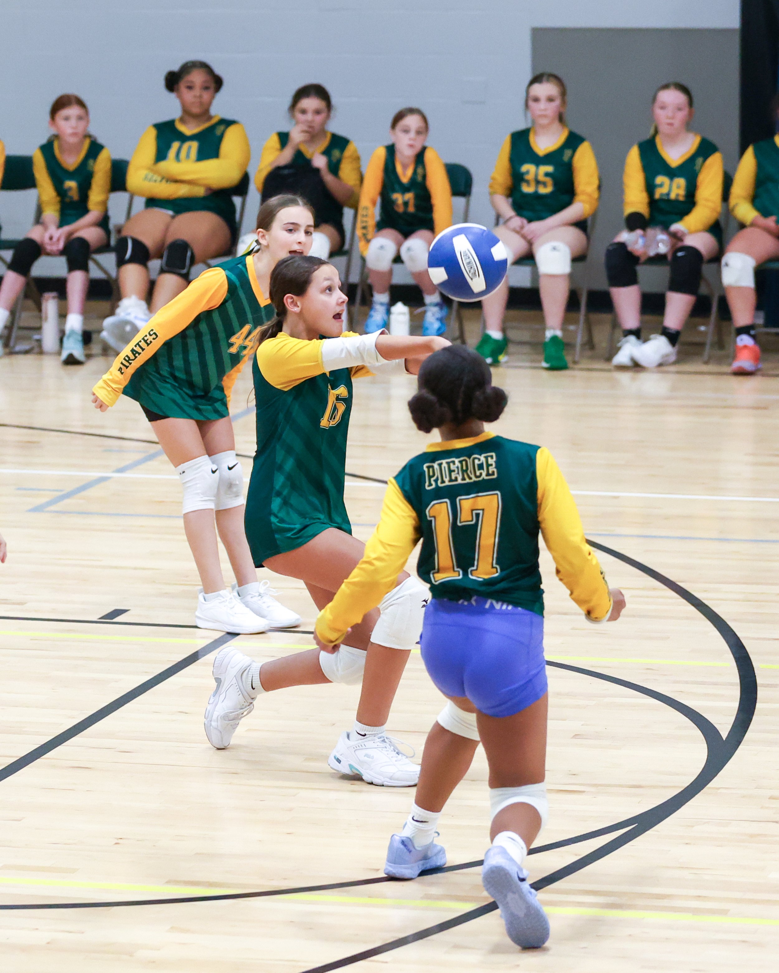 Pierce girl returns the ball