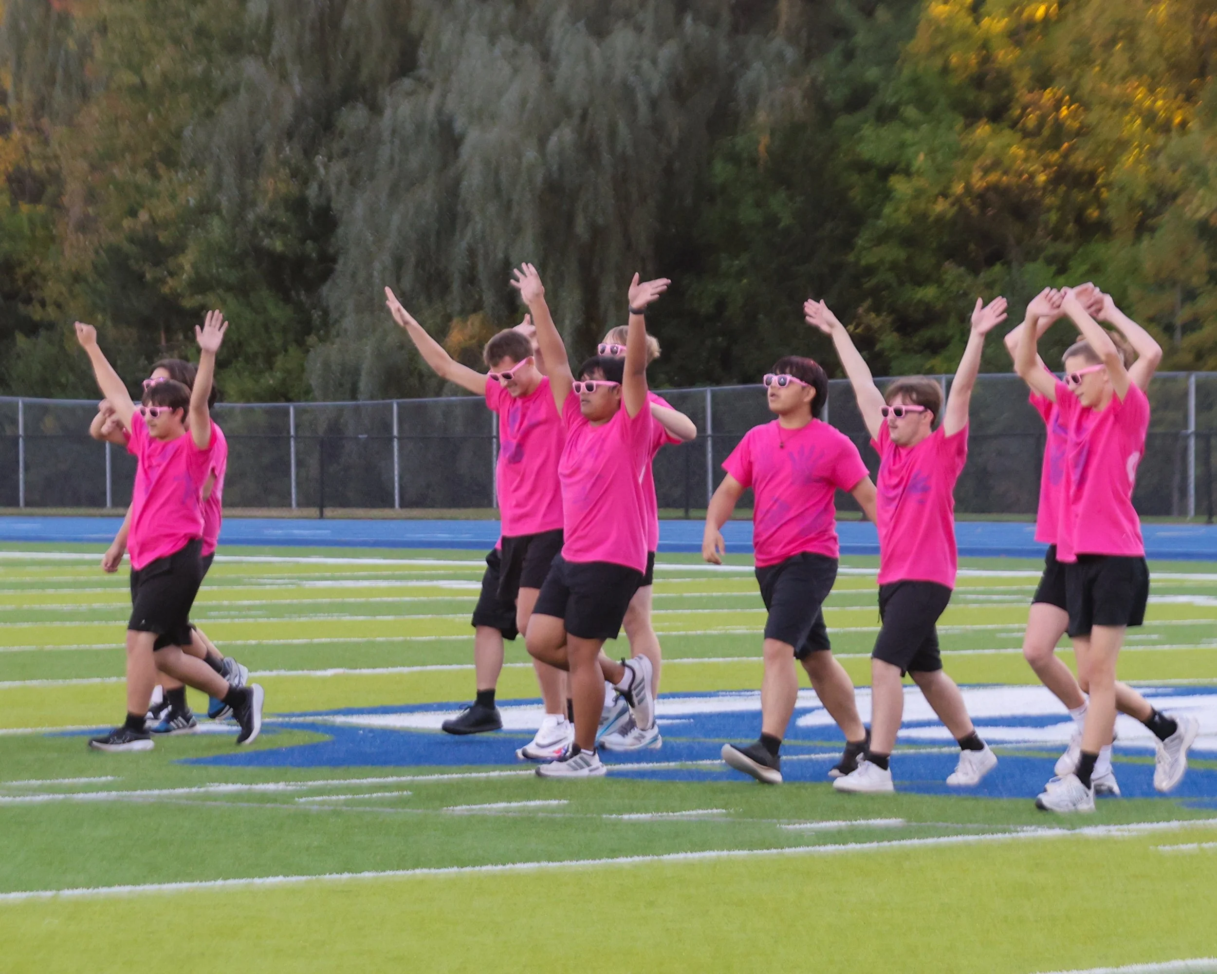 WM Cheerleaders at halftime
