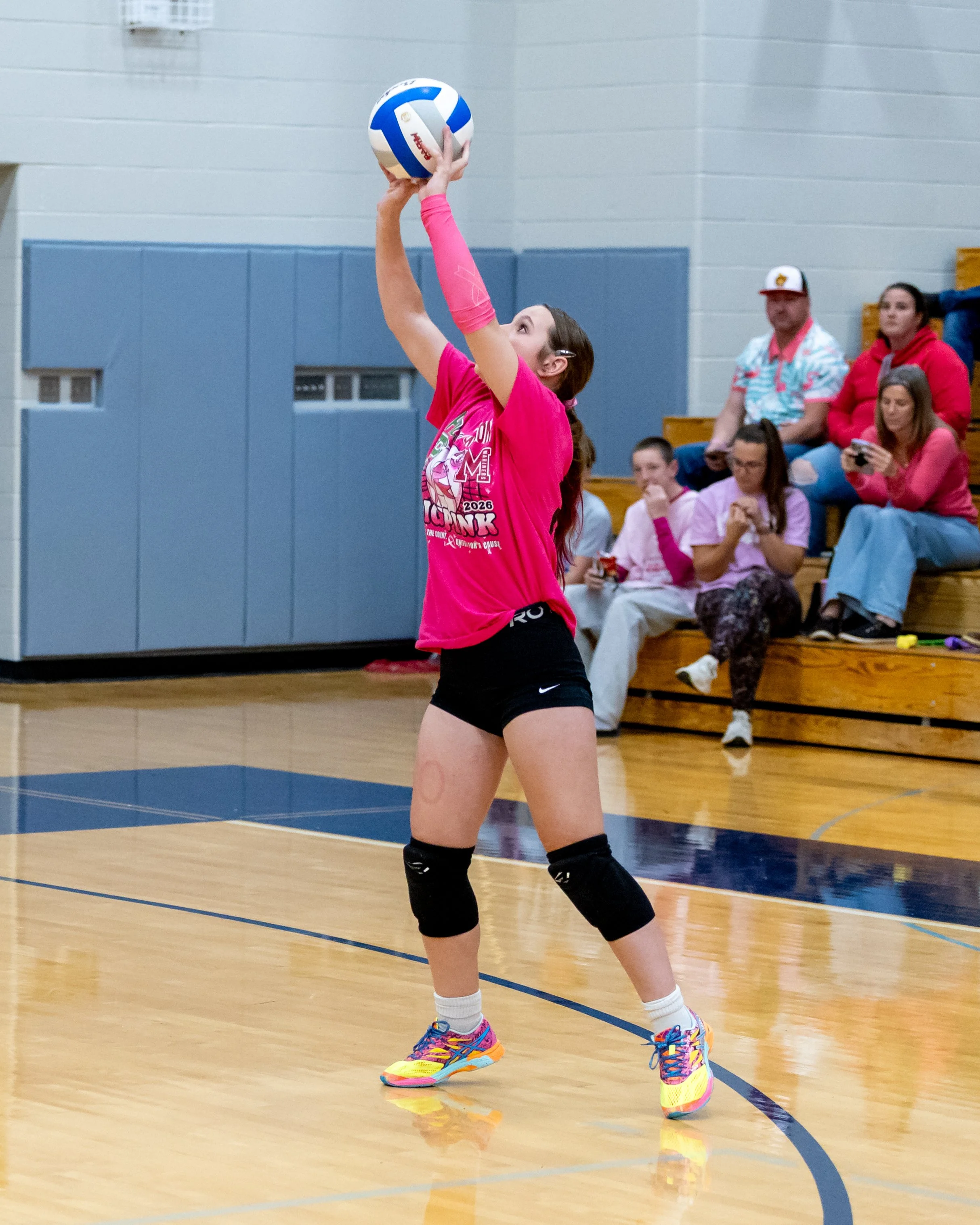 Pierce player hits the ball