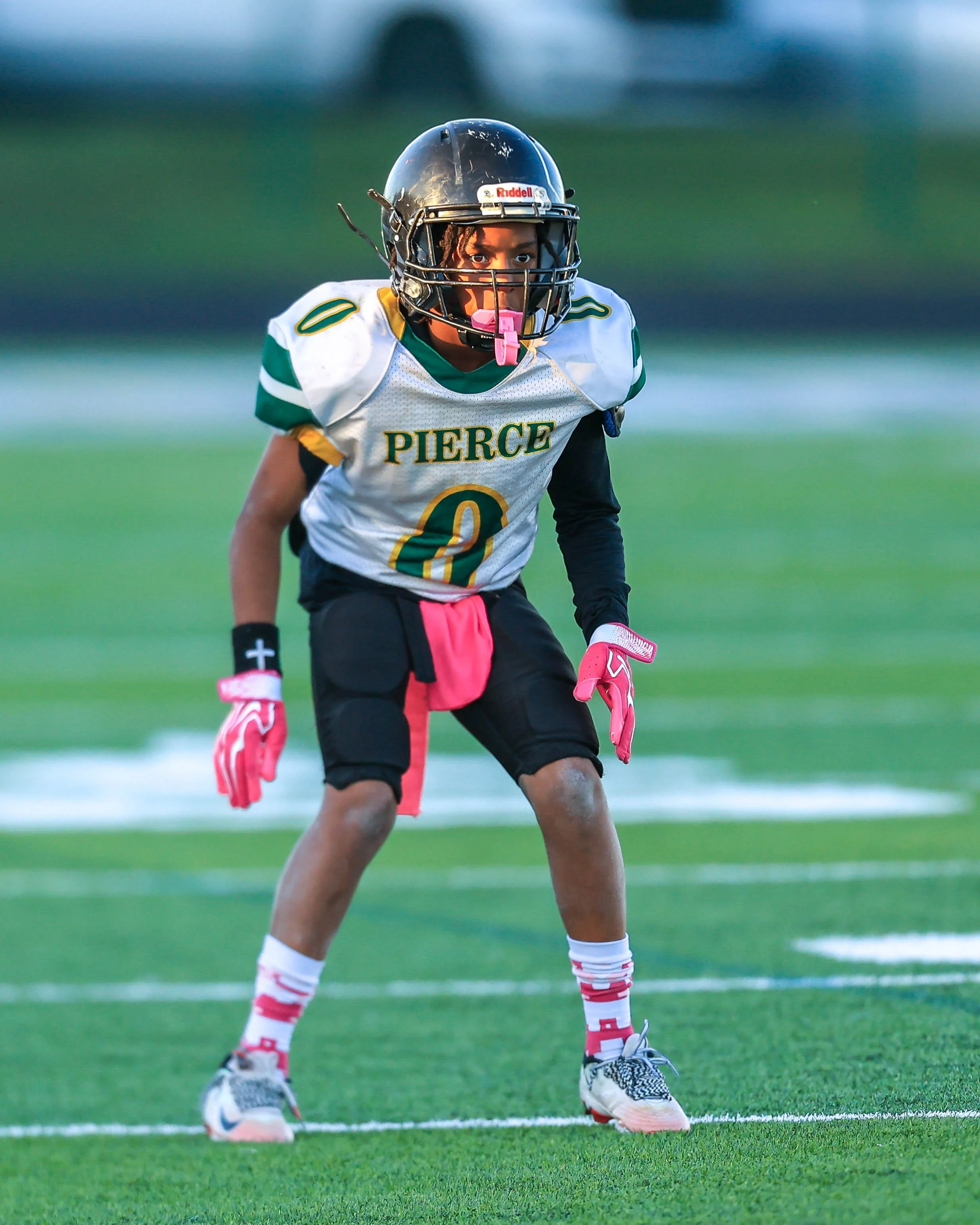 Pierce #1 ready for the play