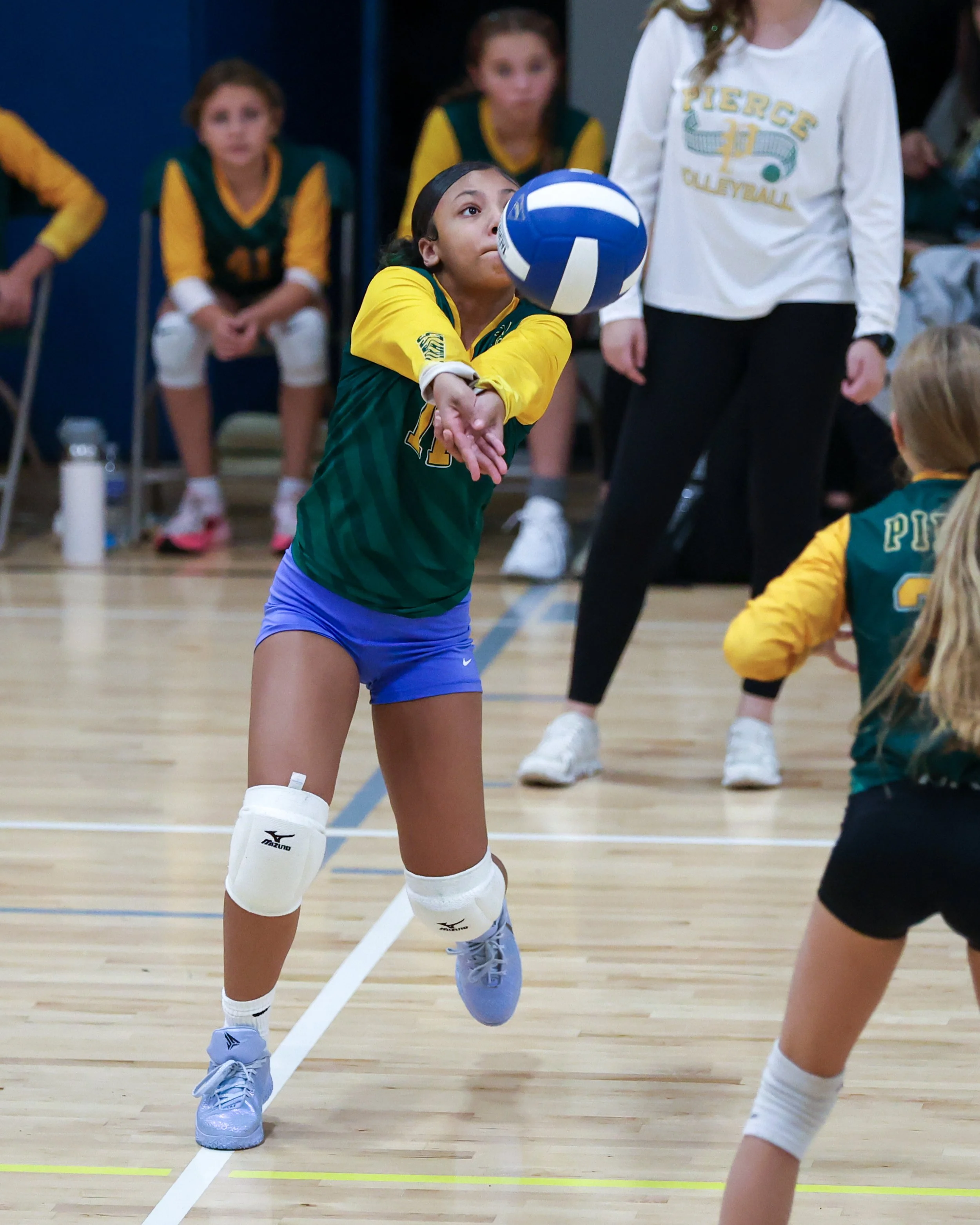 Pierce girl returns the ball