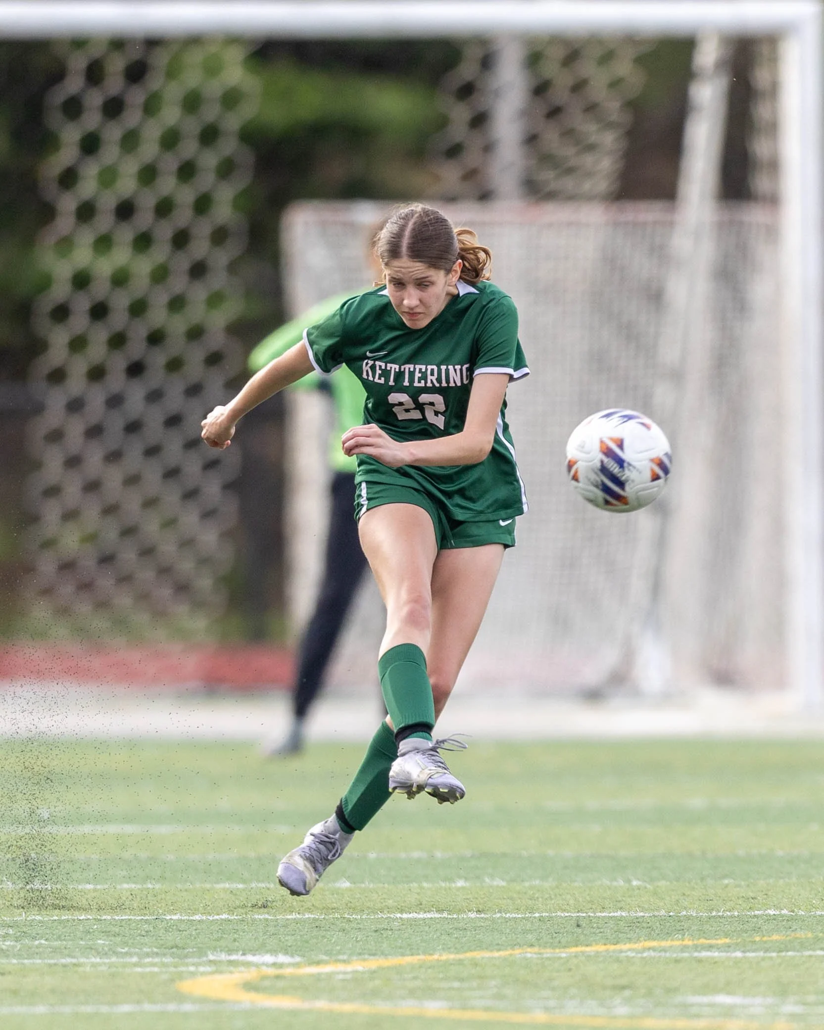 #22 with the free kick