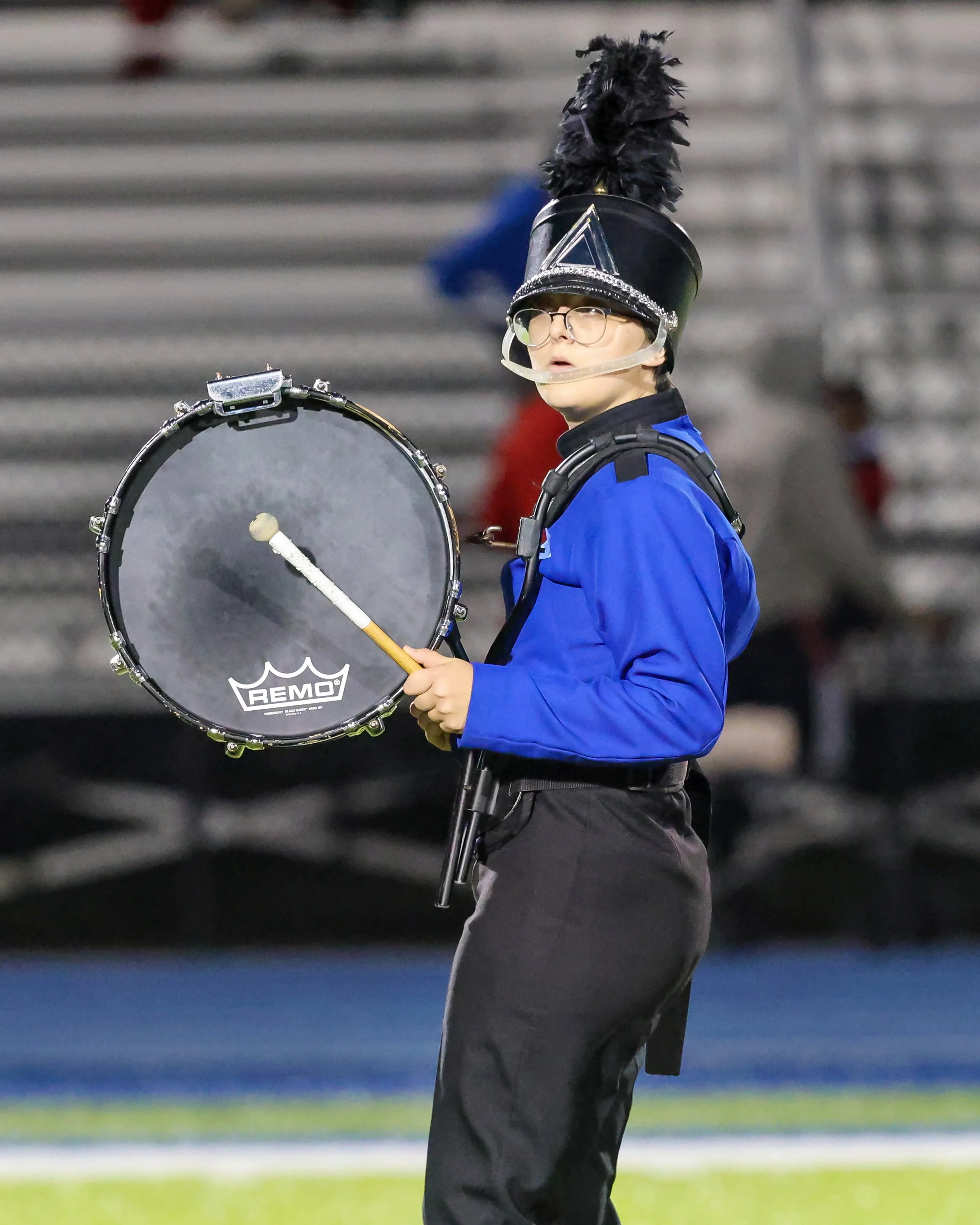 WM Marching Band drummer