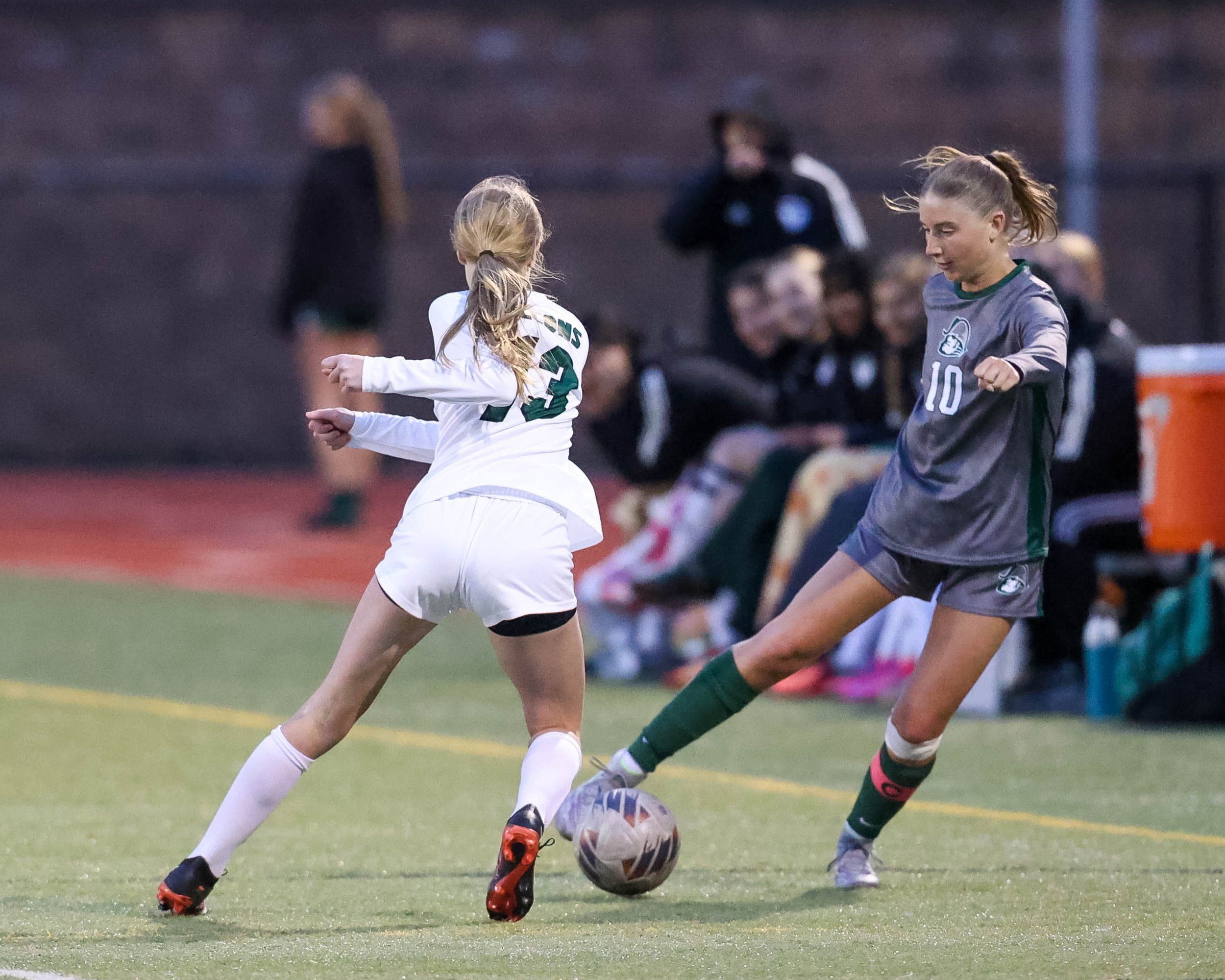 #10 kicks the ball