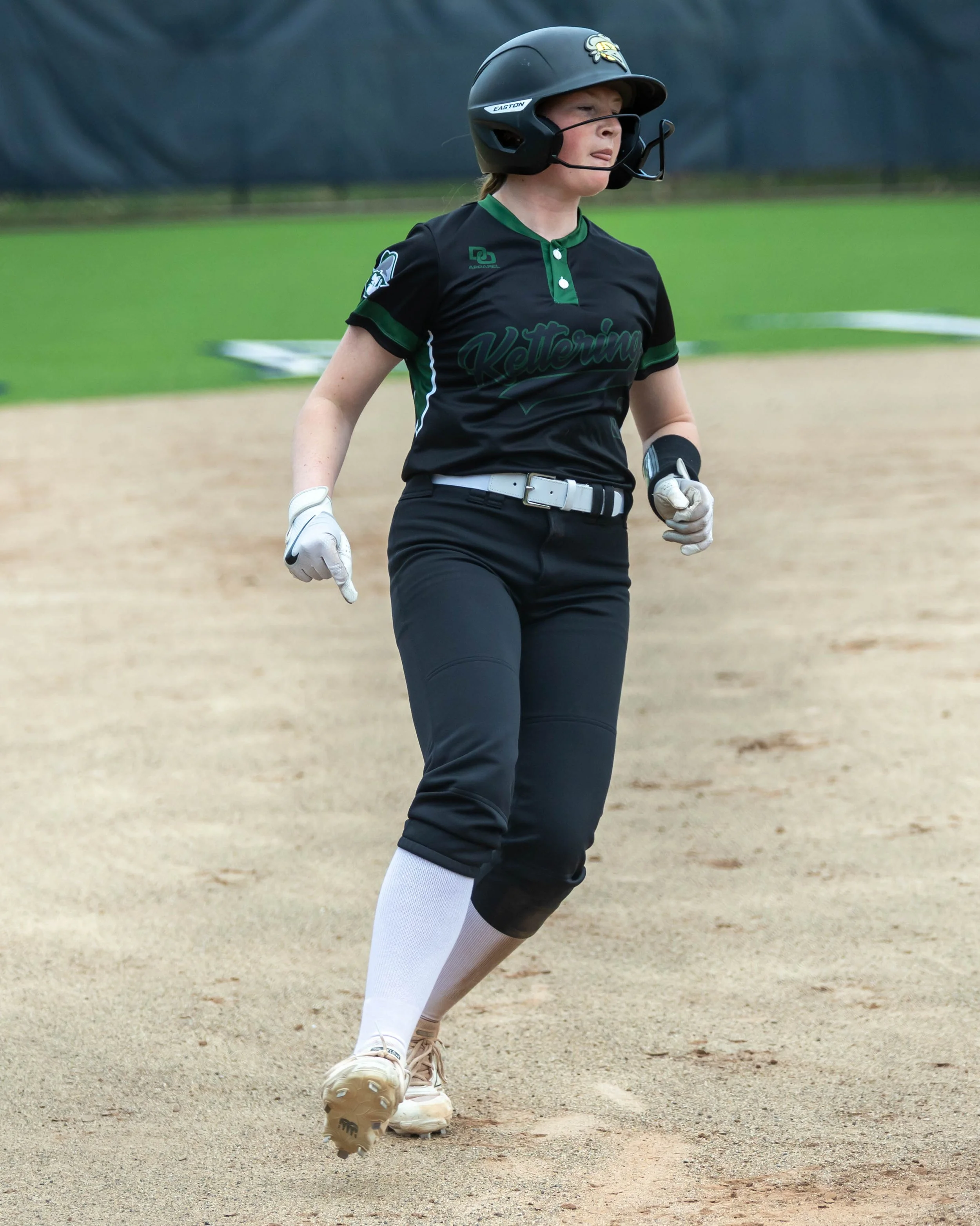 Kettering #2 heads to third base