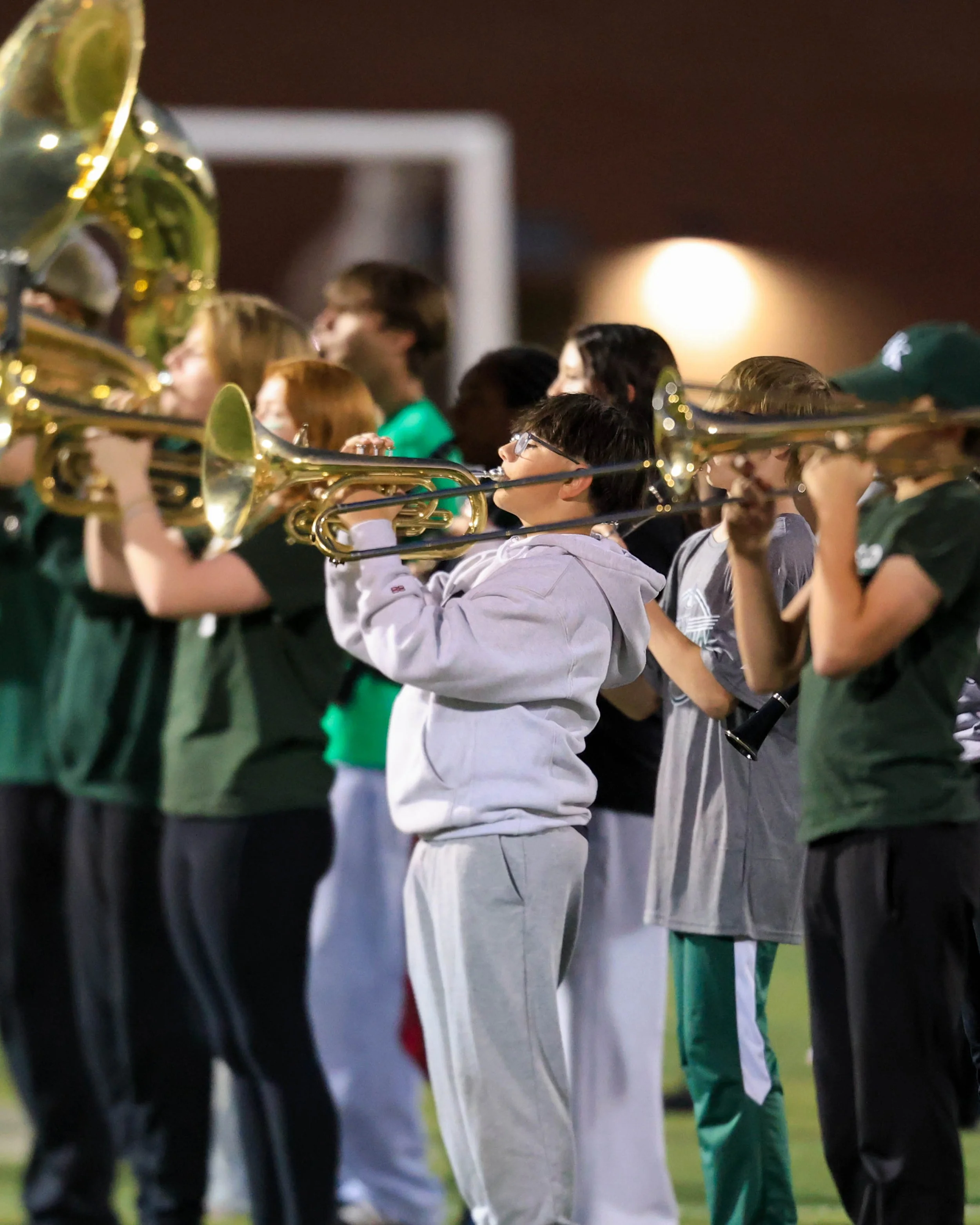 Kettering Band playing National Anthem