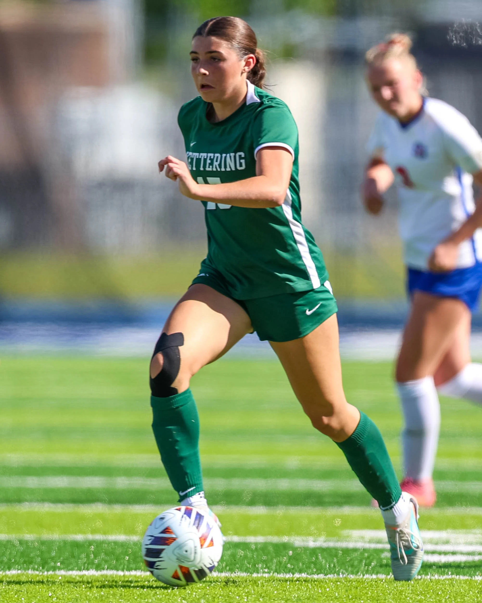#15 controls the ball