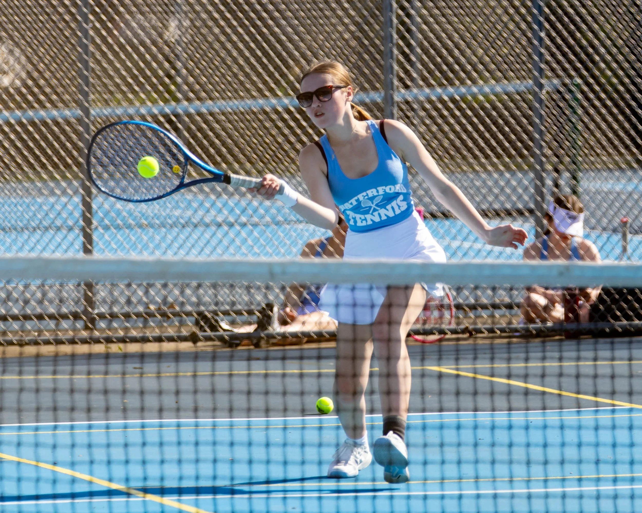 Waterford United player returns the ball