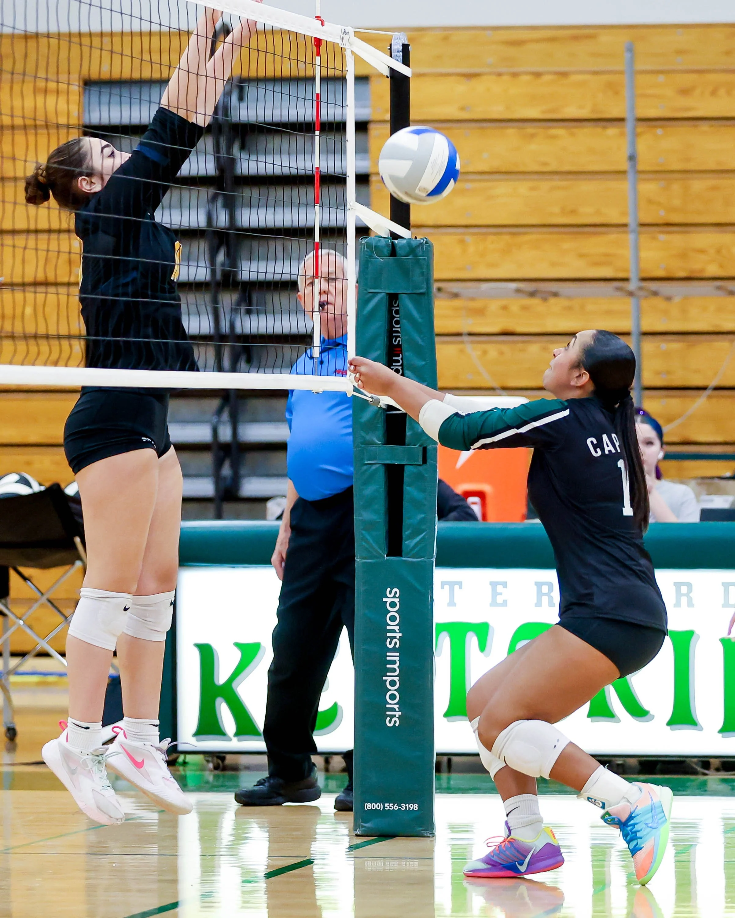 Kettering #10 hits the ball 
