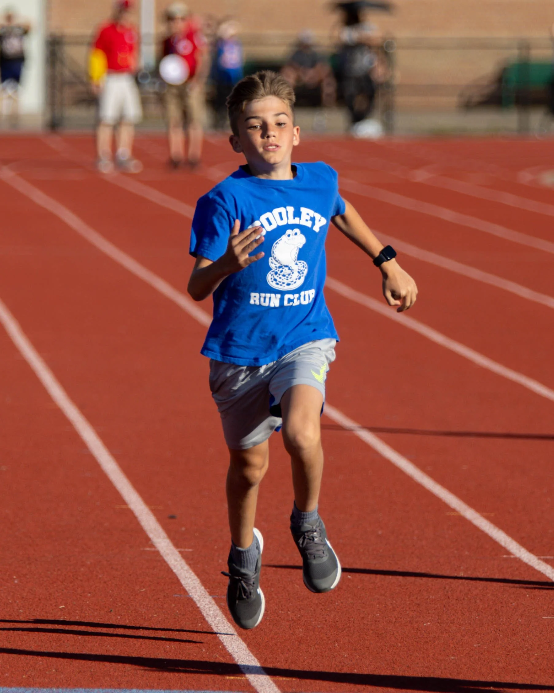 Cooley boy finishes the race