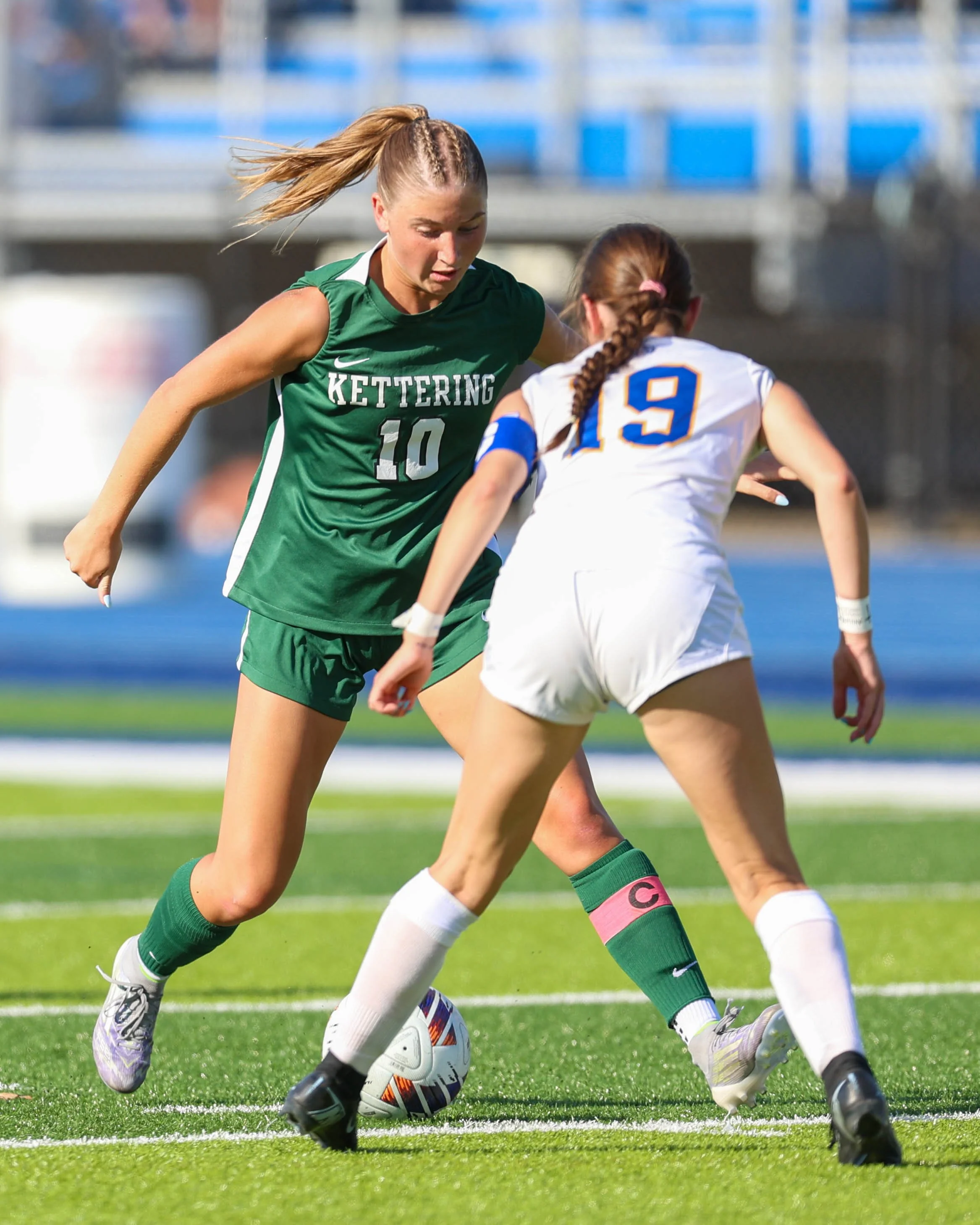 #10 with the ball