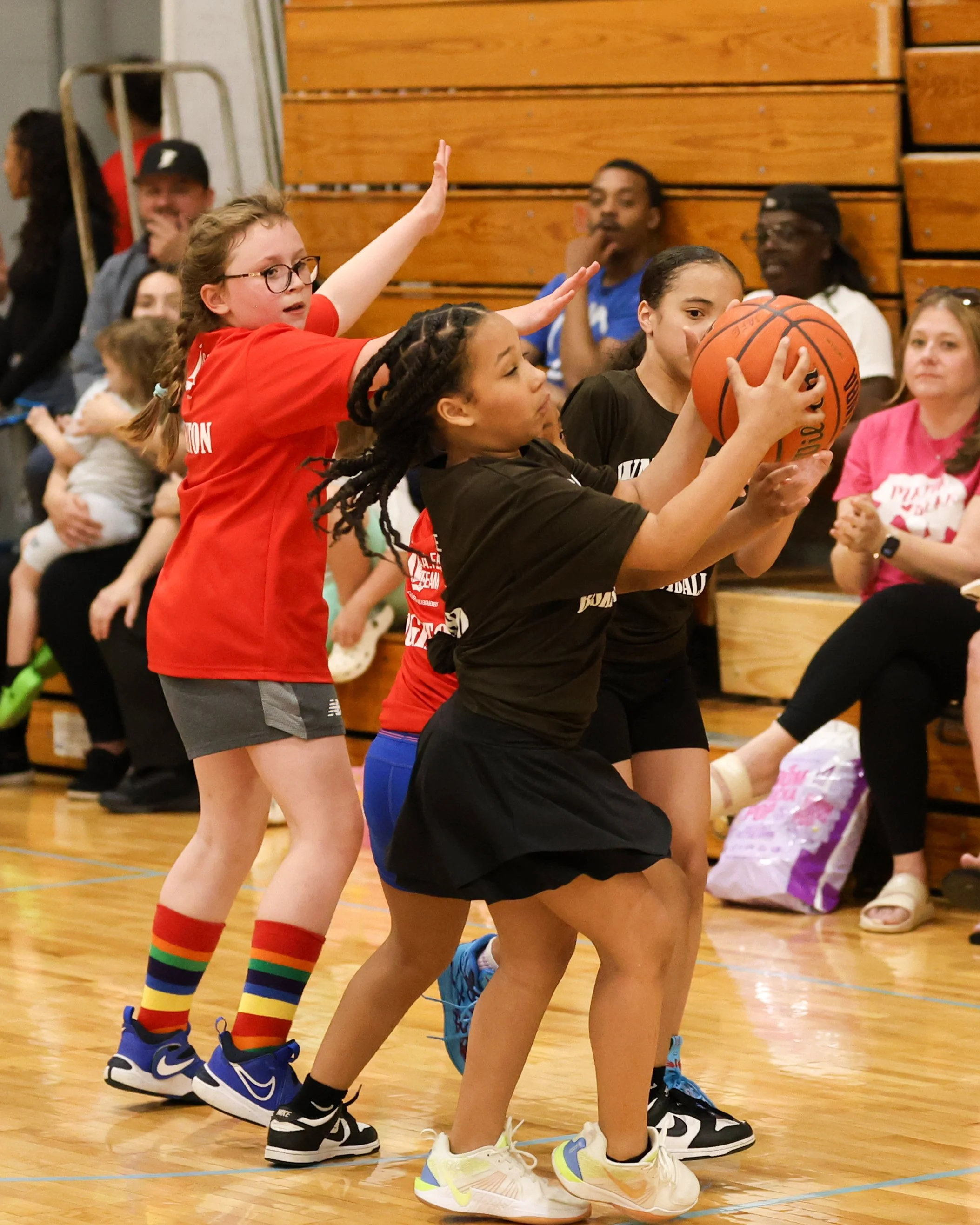 Haviland girl holds the ball