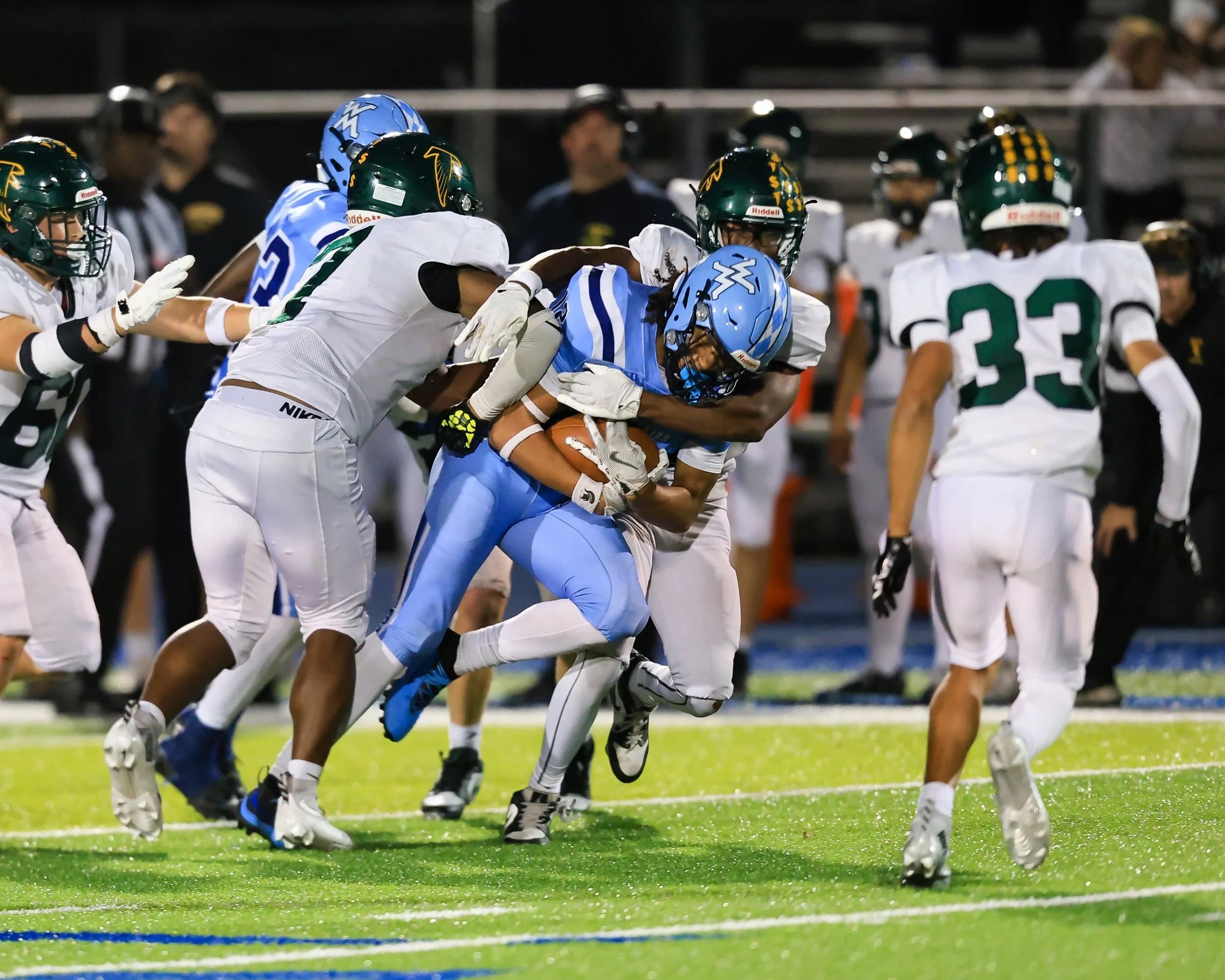 Mott #12 with the ball