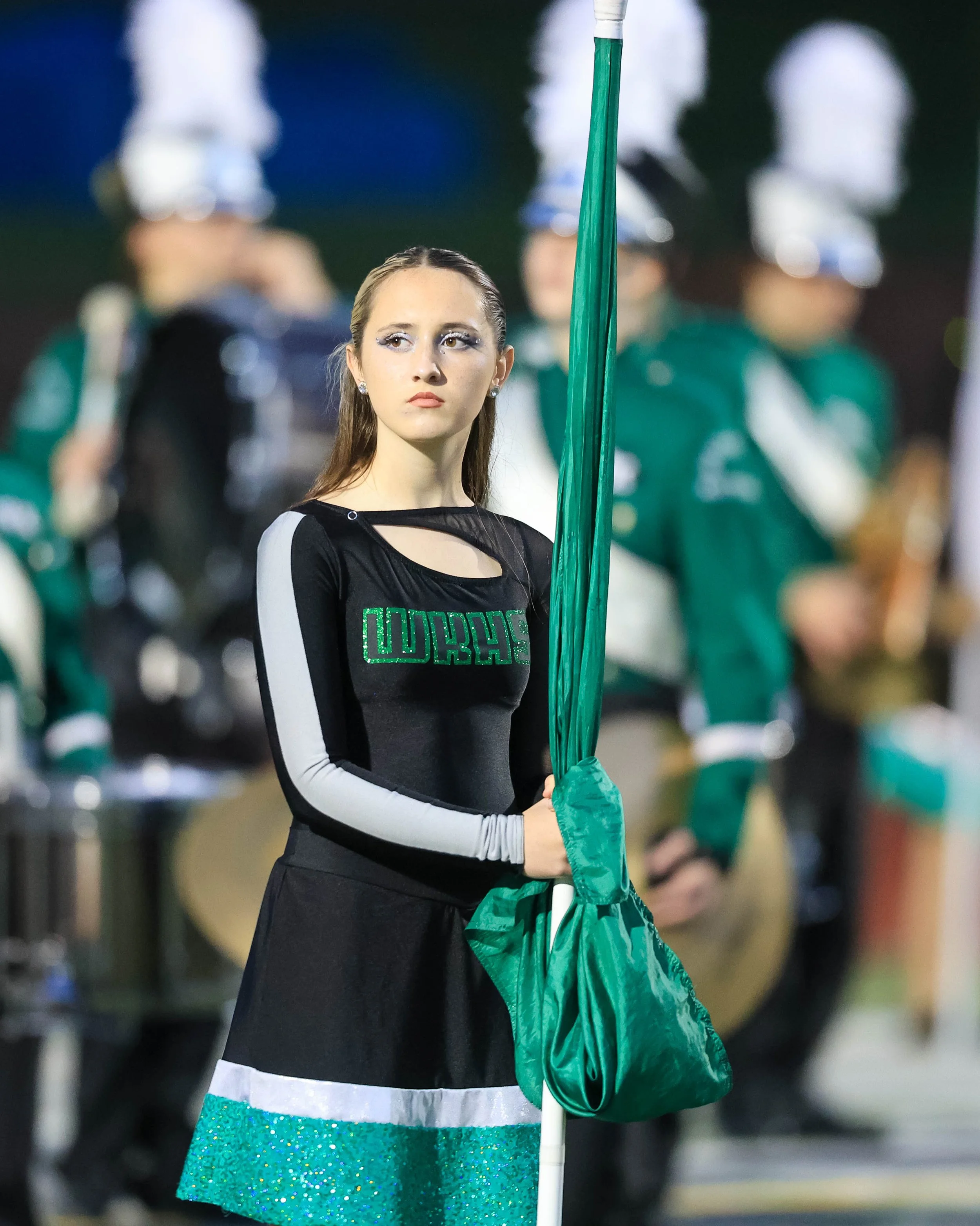 WK Color Guard member