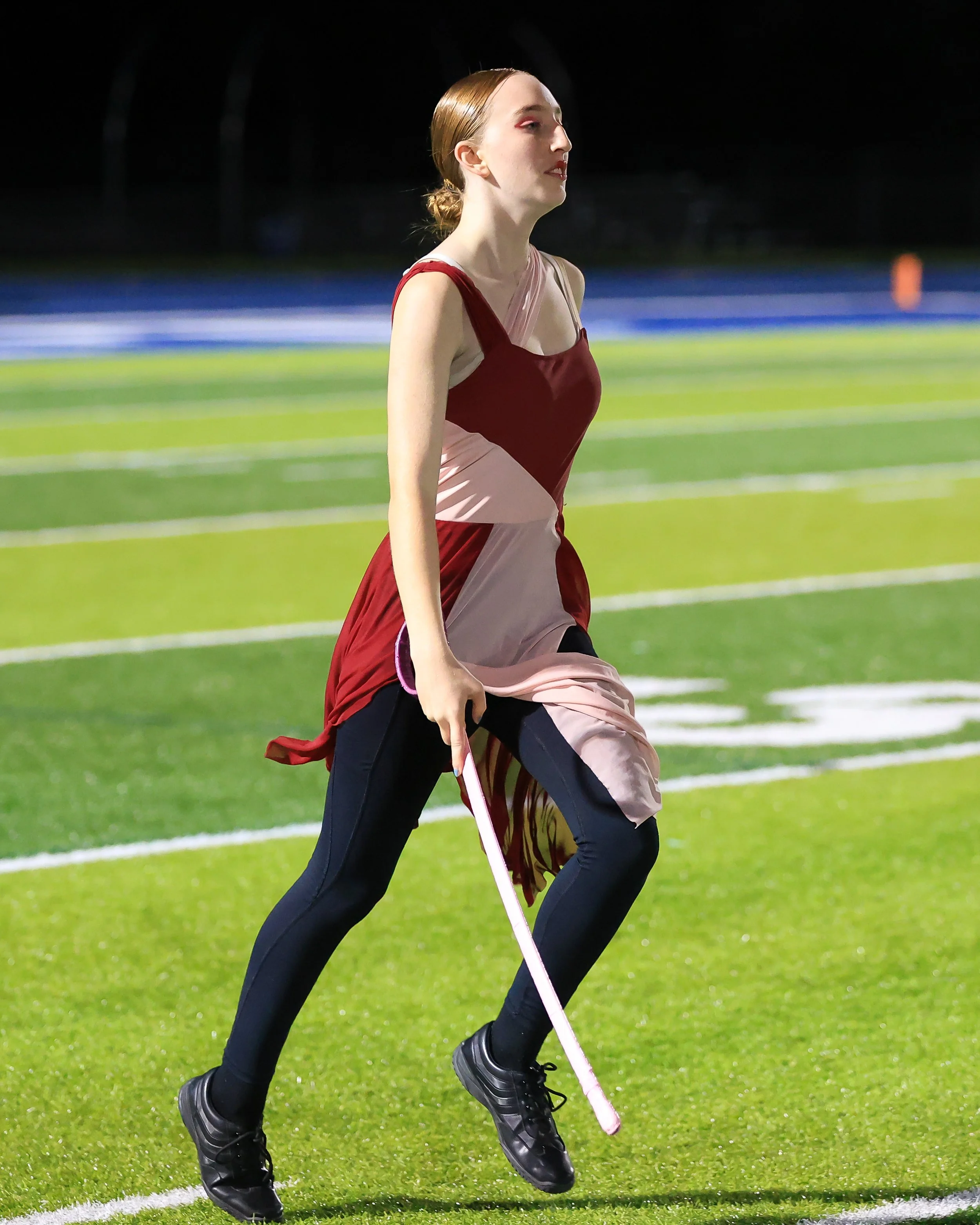 WK Color Guard member