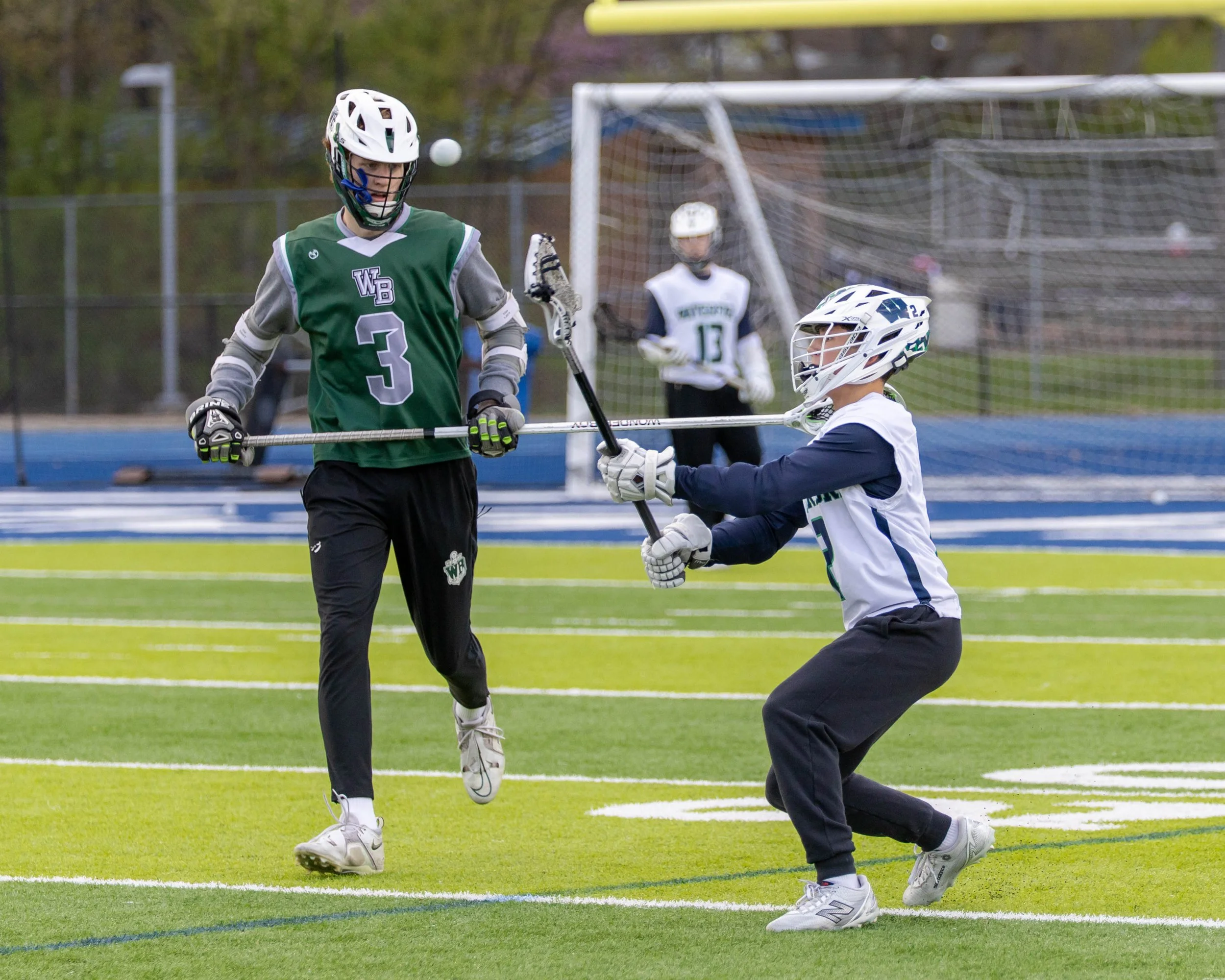 #23 passes the ball