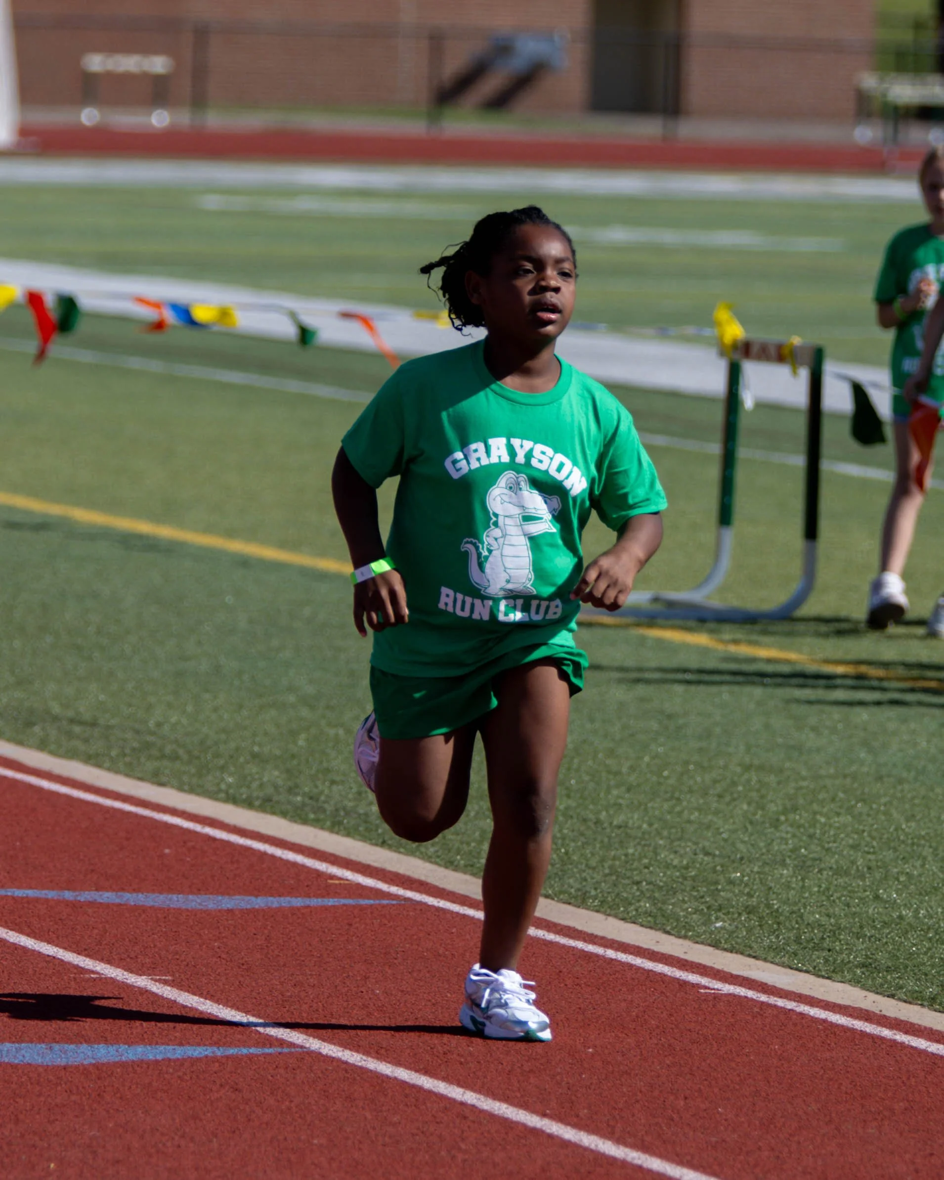 Grayson runner finishes the race