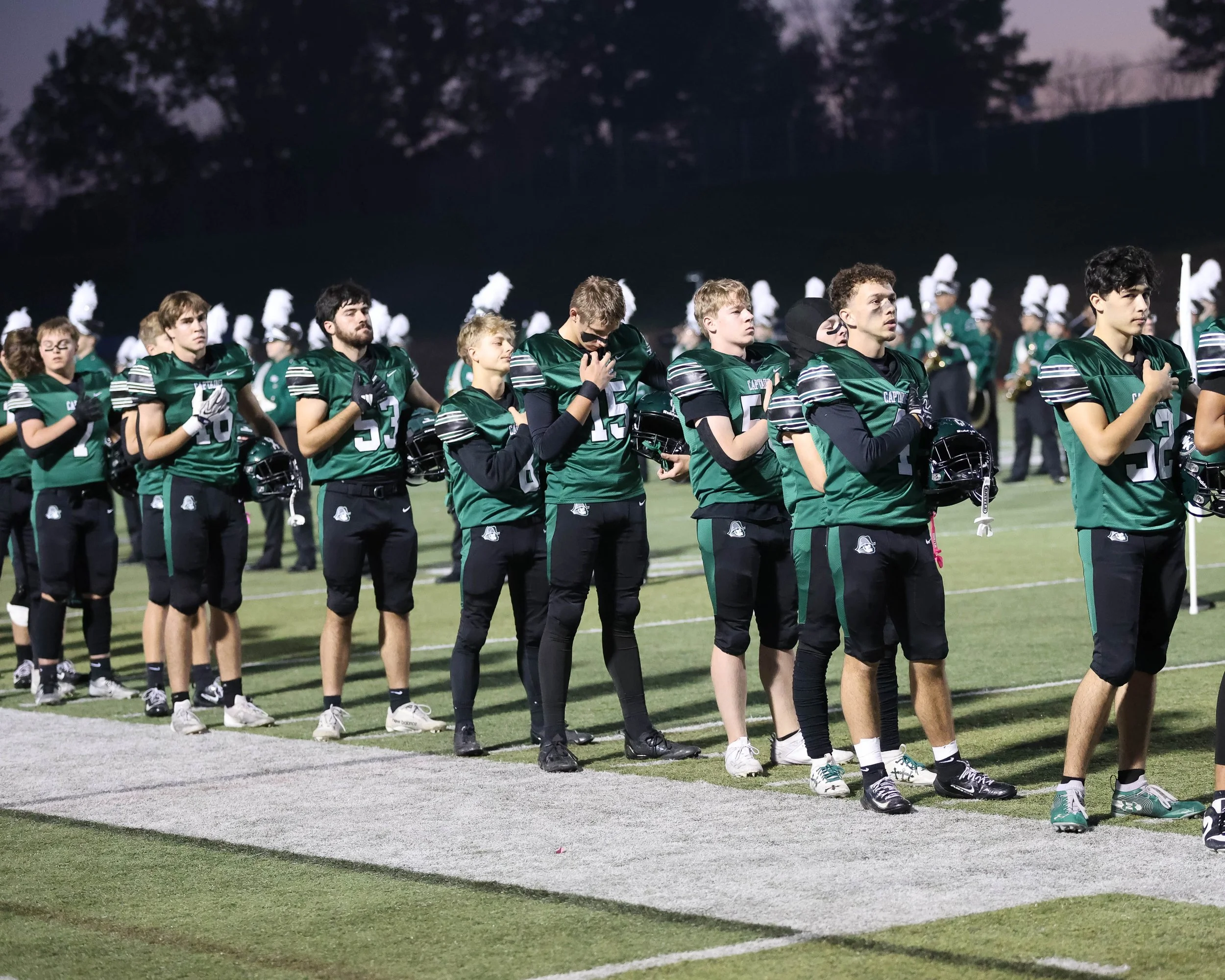 WK Football during the National Anthem