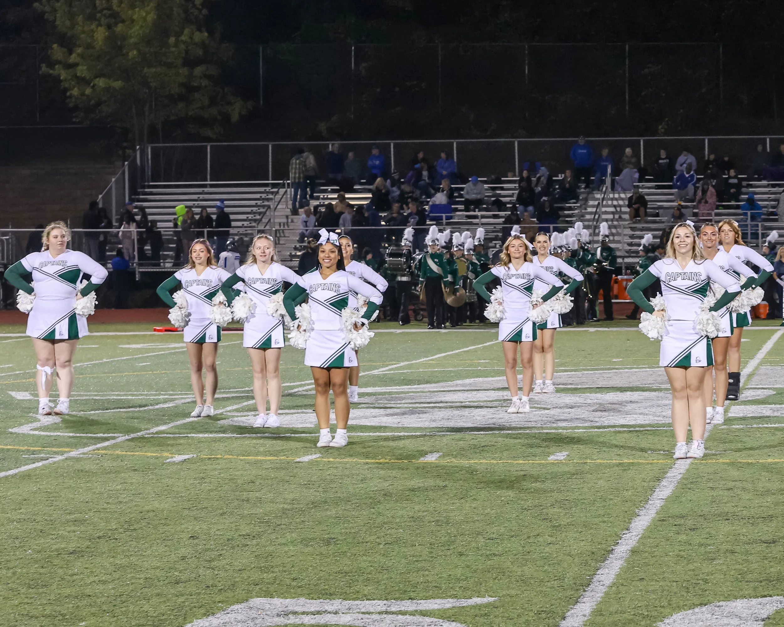 WK Cheerleaders at half-time 