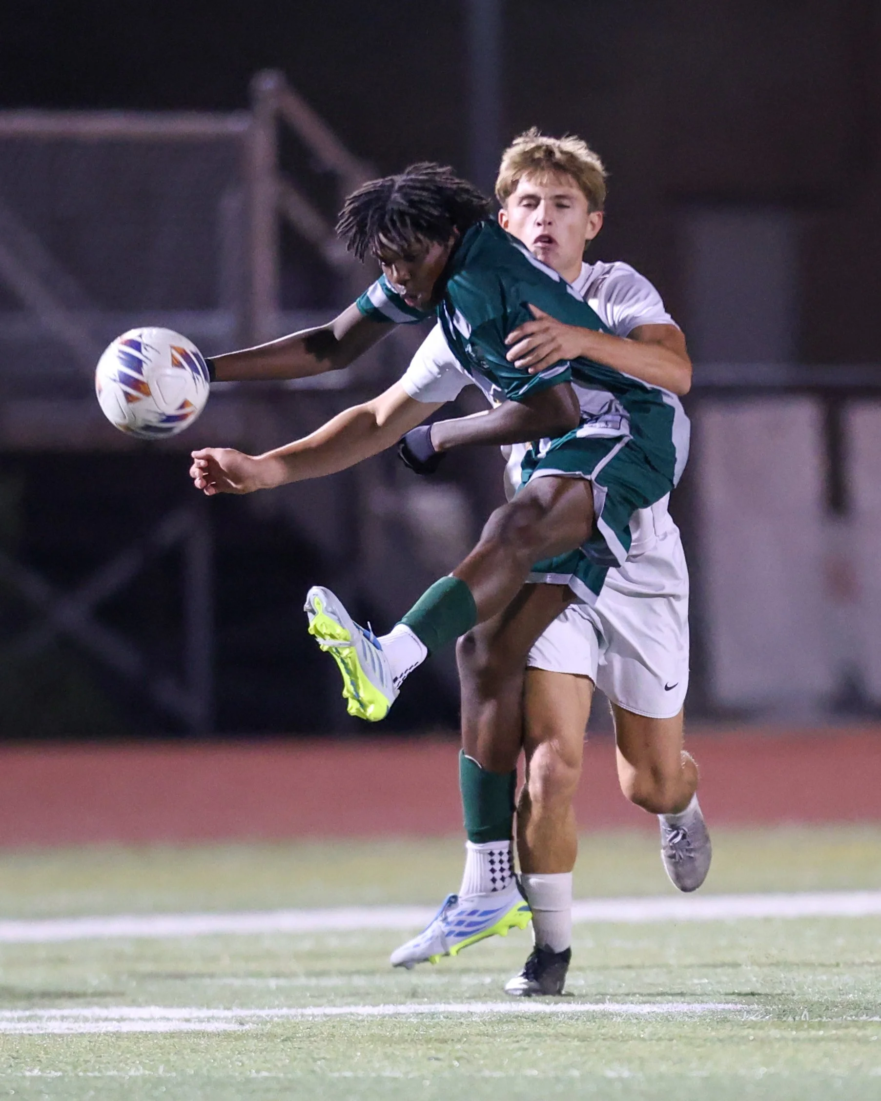 WK #9 kicks the ball