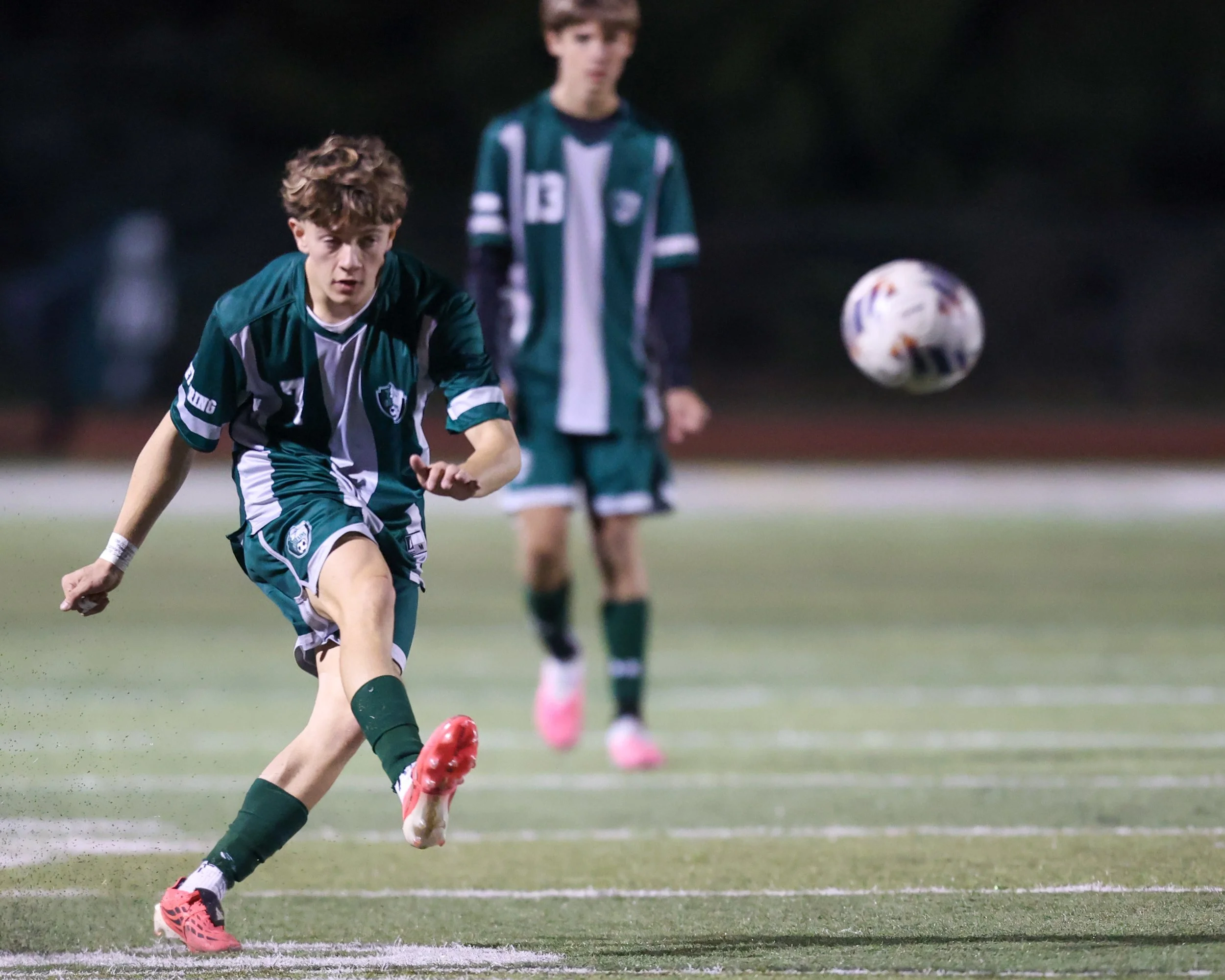 WK #7 kicks the ball