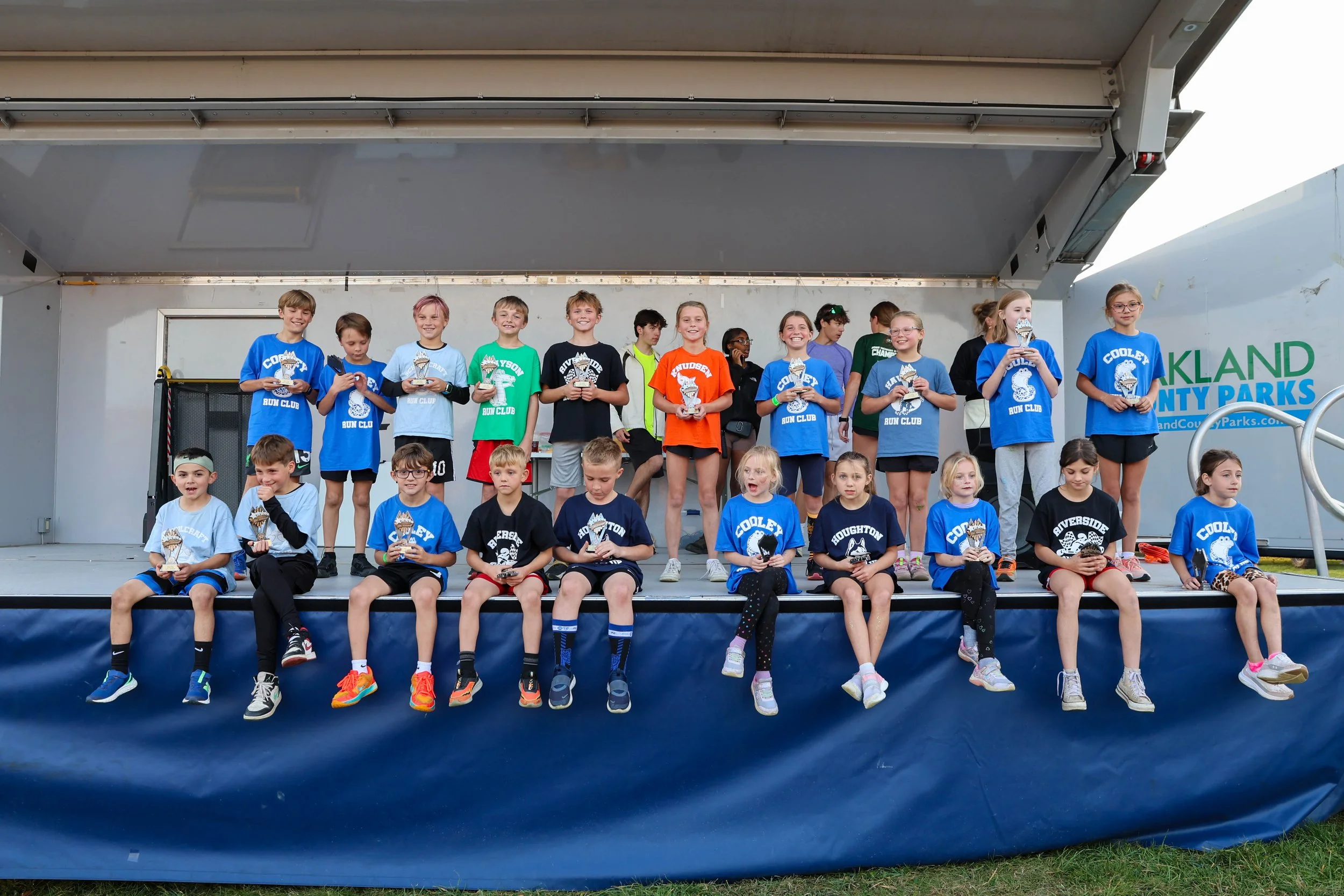 Boys and Girls Top Five finishers